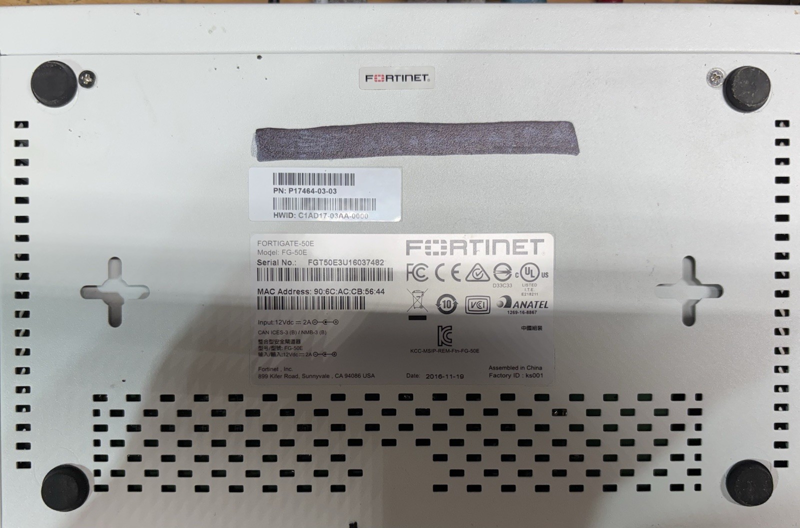 Fortinet FortiGate 50E High Performance UTM for Small Networks