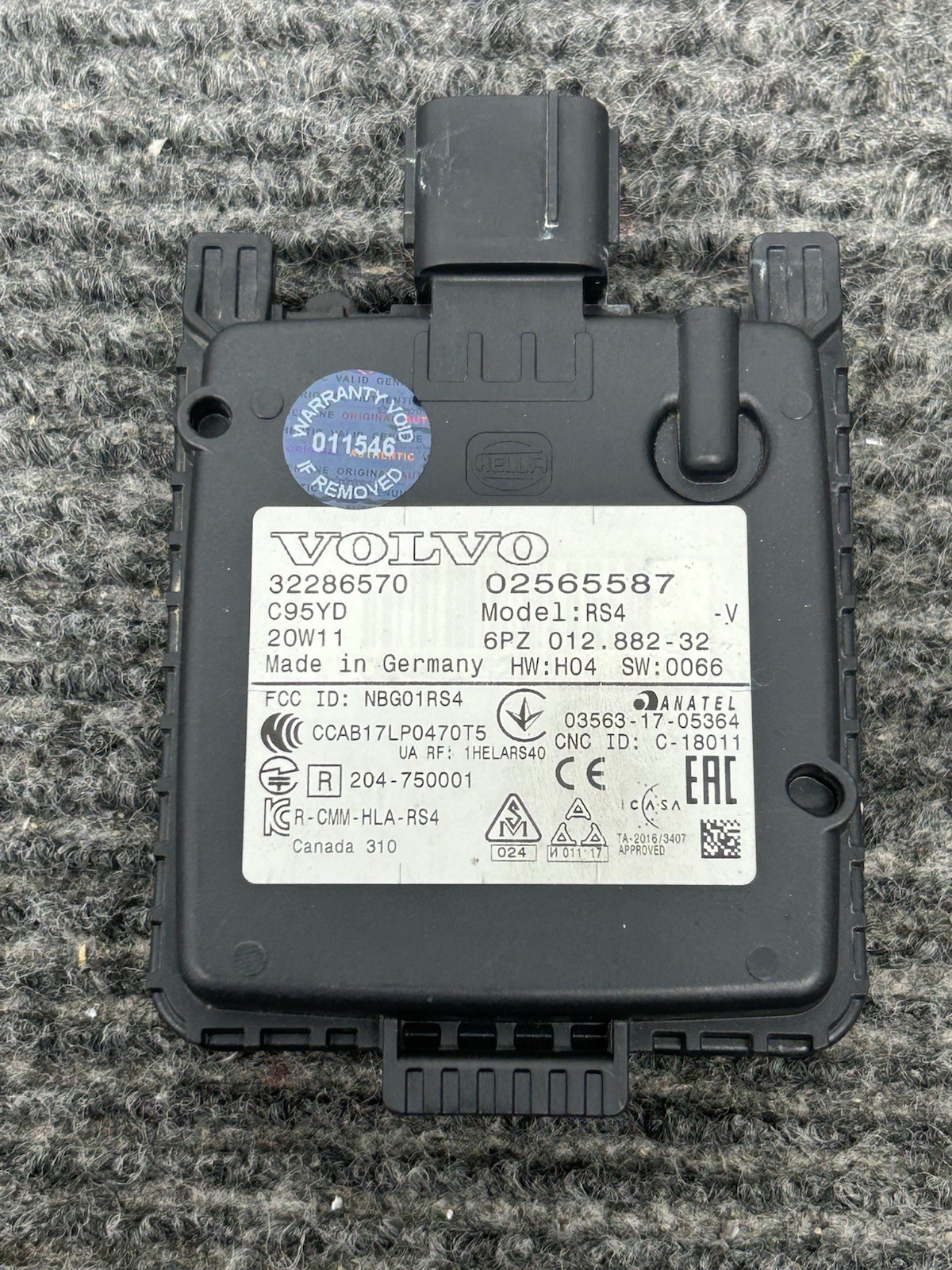 OEM 2019 - 2026 Volvo Blind Spot Radar (32254070)