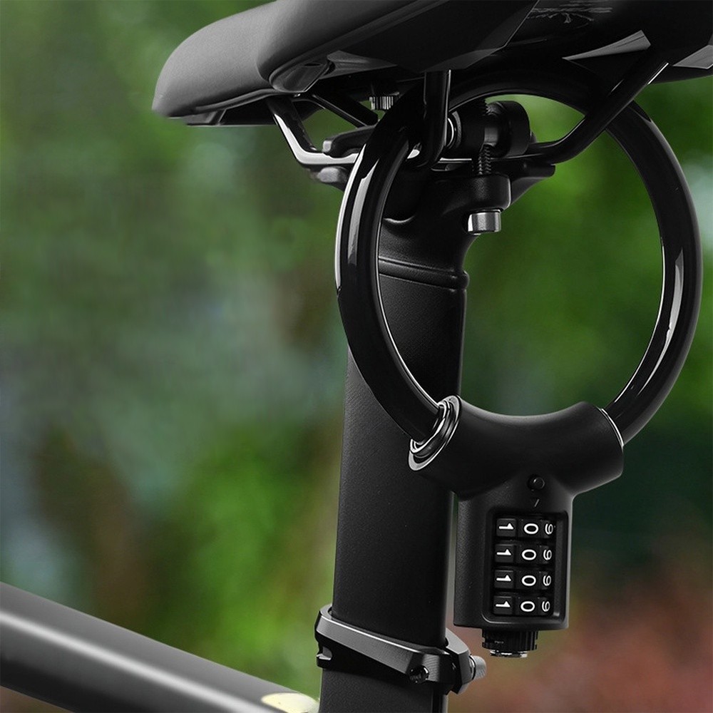 4 Digit Resettable U Lock for Bike Zinc Alloy Core PVC Coated Steel Body