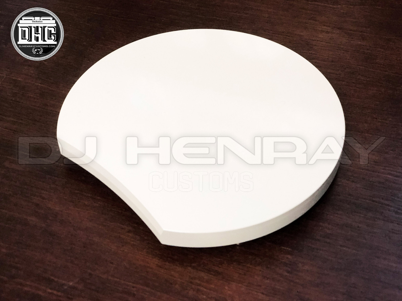DHC 1200MK SERIES ToneArm Cover Plate Phase users powder coated removeable White