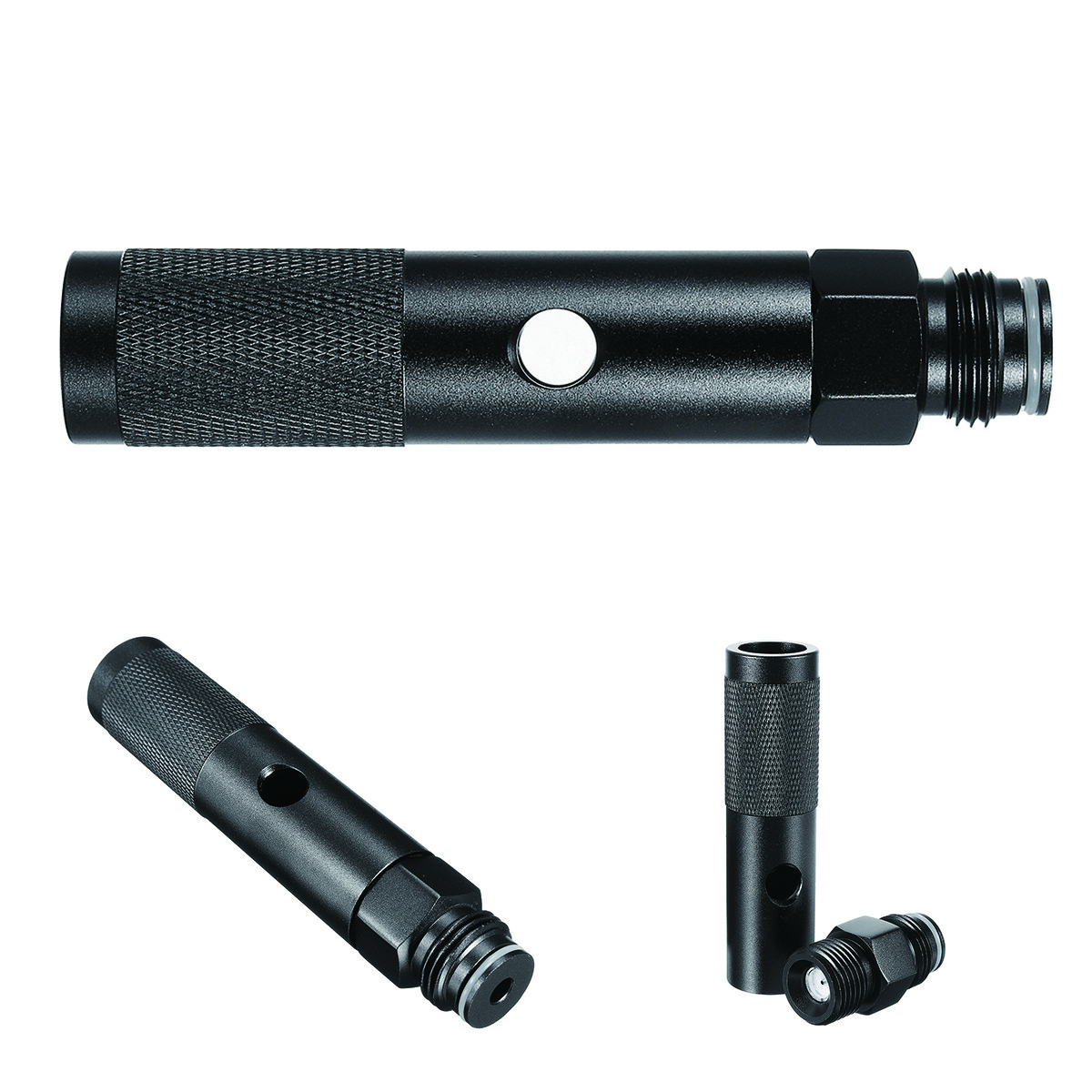 Quick Change 12g CO2 Co2 Cartridge Capsule Adapter w/ 88g Bottle Threads Black