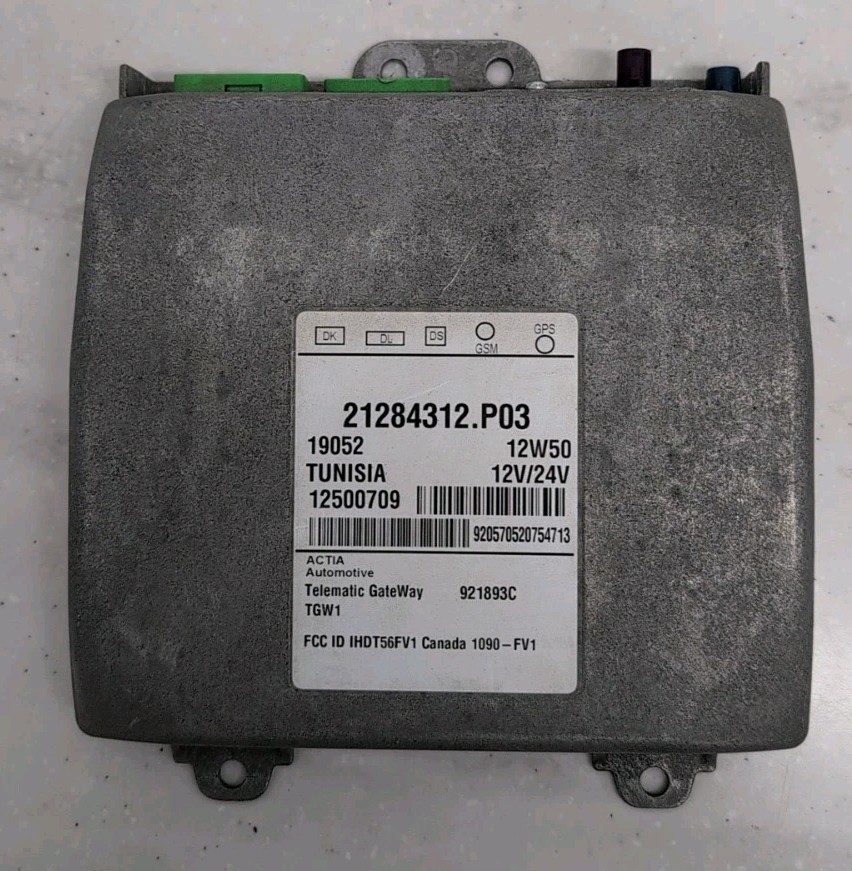 2013 Volvo VNL 21284312.P03 Telematic GateWay 19052 921893C