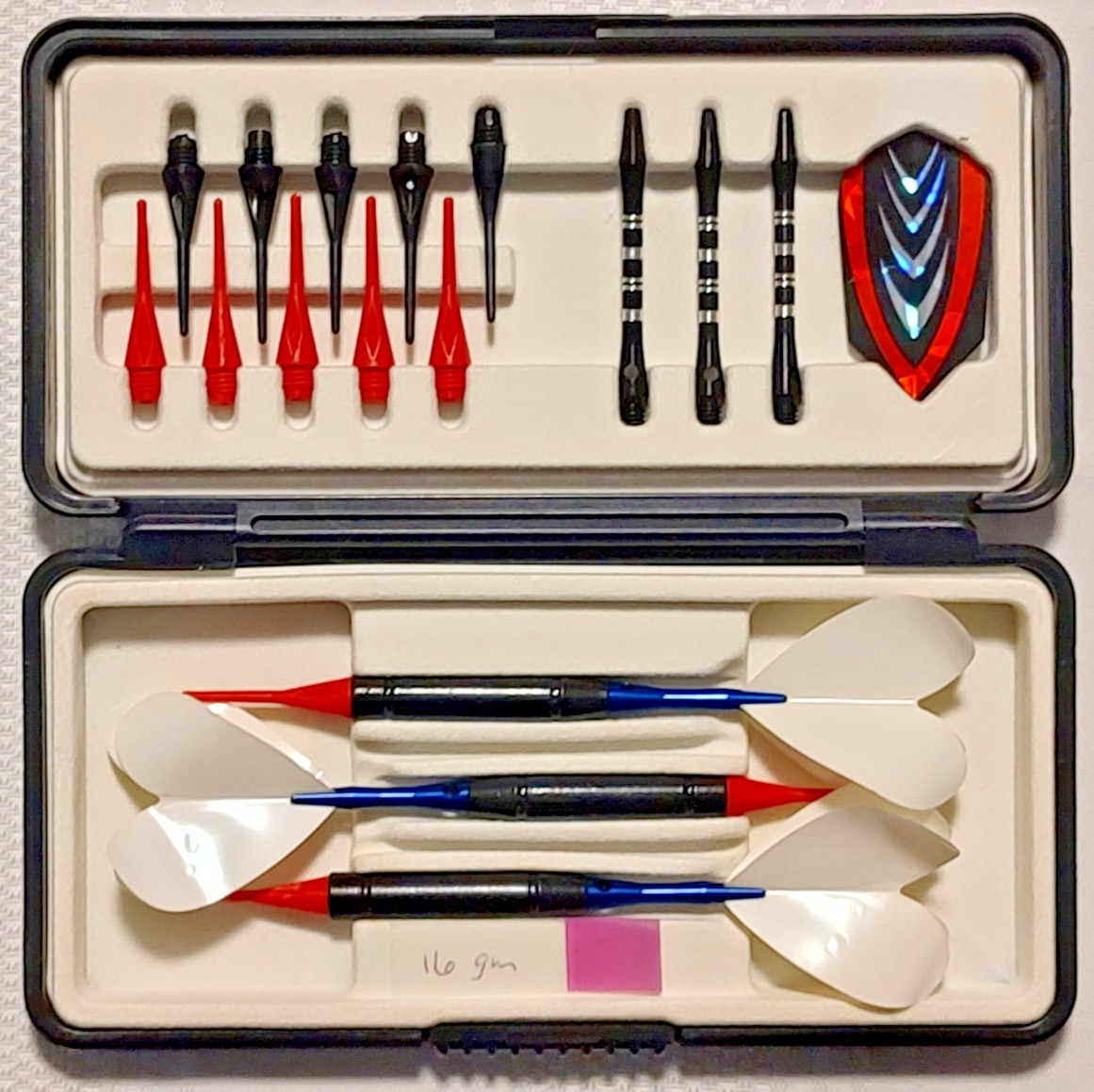 Coated Brass Soft Tip Dart Set - 1/4", 16gm, Brass