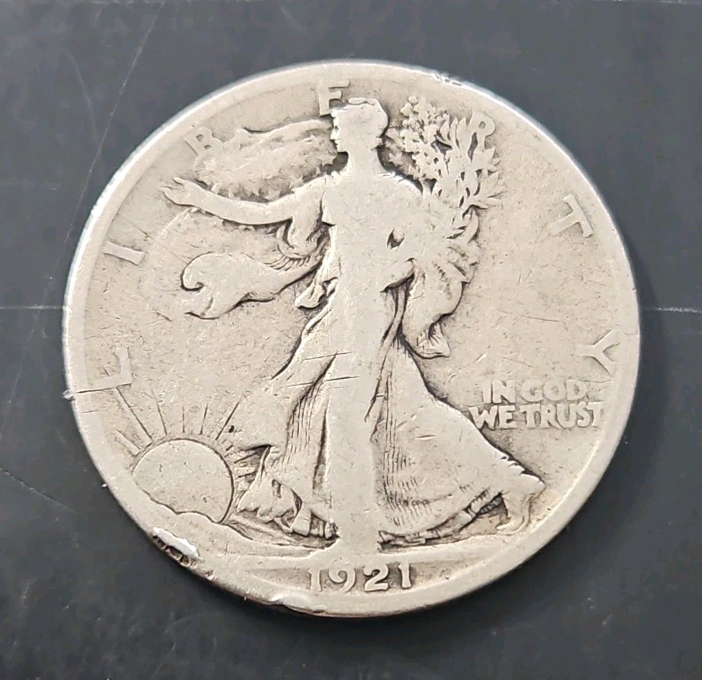 1921-S Key Date Liberty Walking Half Dollar ( KM.#142 )