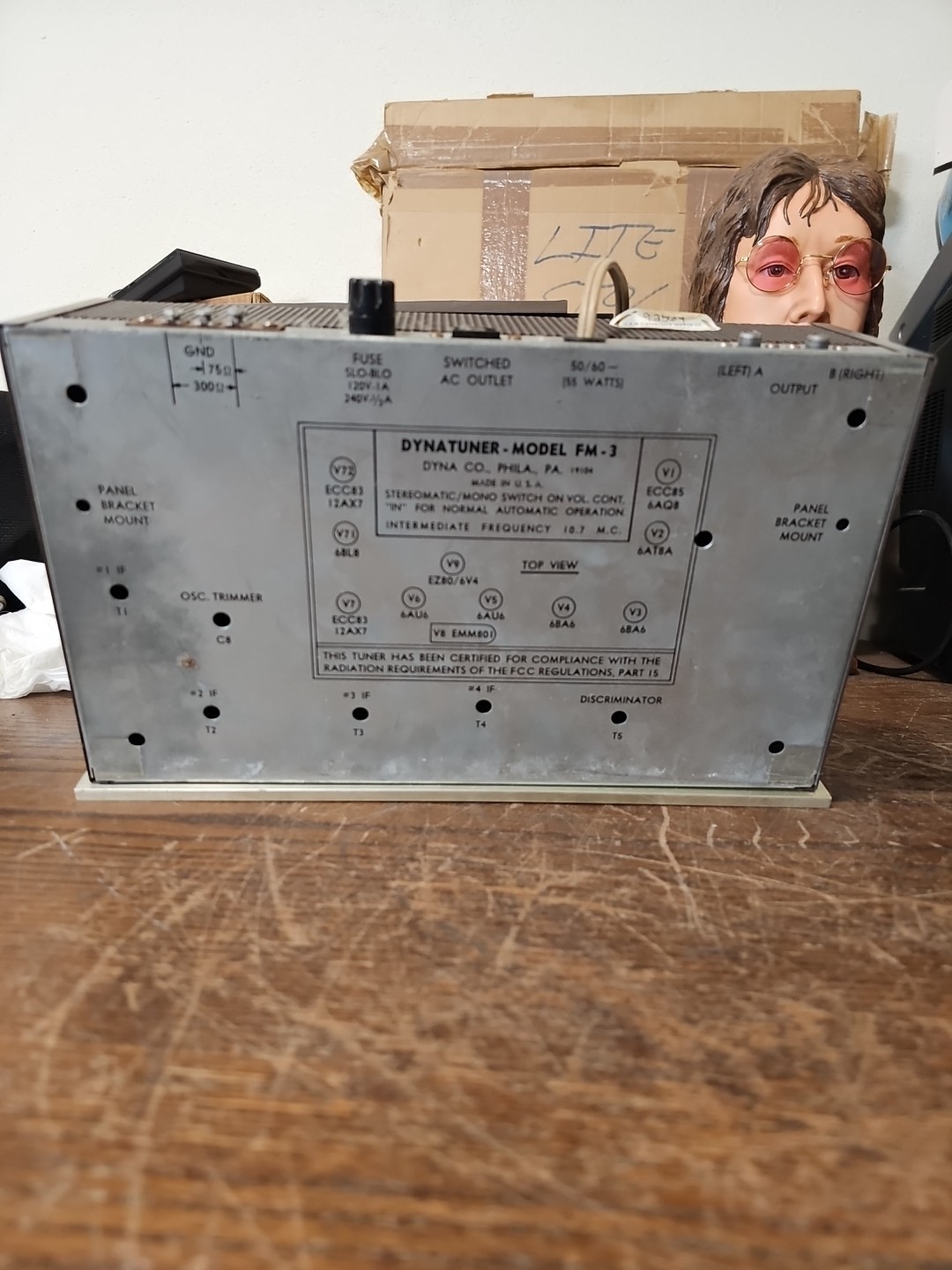 Dyna FM Tuner Model FM-3. For Parts. (5)