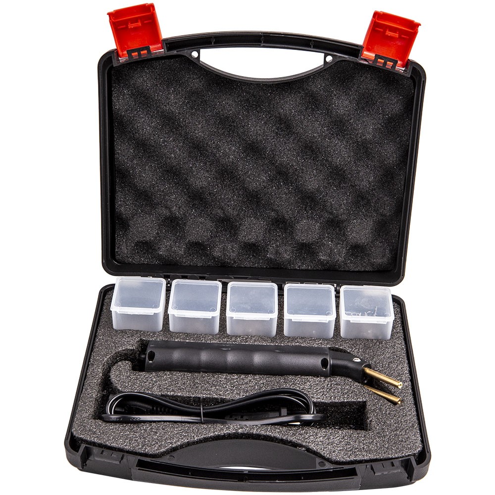 Brand New Stapler Car Bumper Fender Fairing Welder Gun Repair Kit+Staples 110V