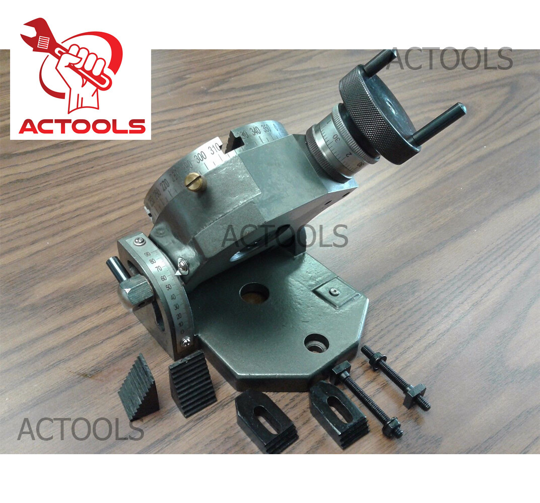 4" Inch Precision Tilting Rotary Table With Clamping Kit Premium Quality Product