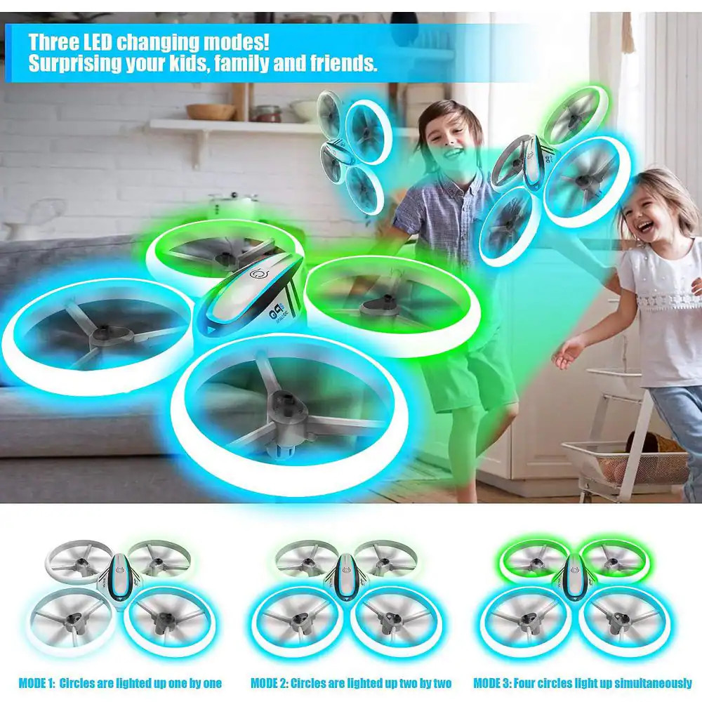 RC Drone with Altitude Hold and Headless Mode Quadcopter Propeller Full Protect