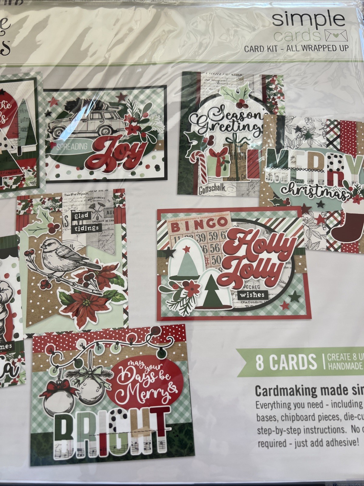 Simple Stories Classic All Wrapped Up christmas card kit