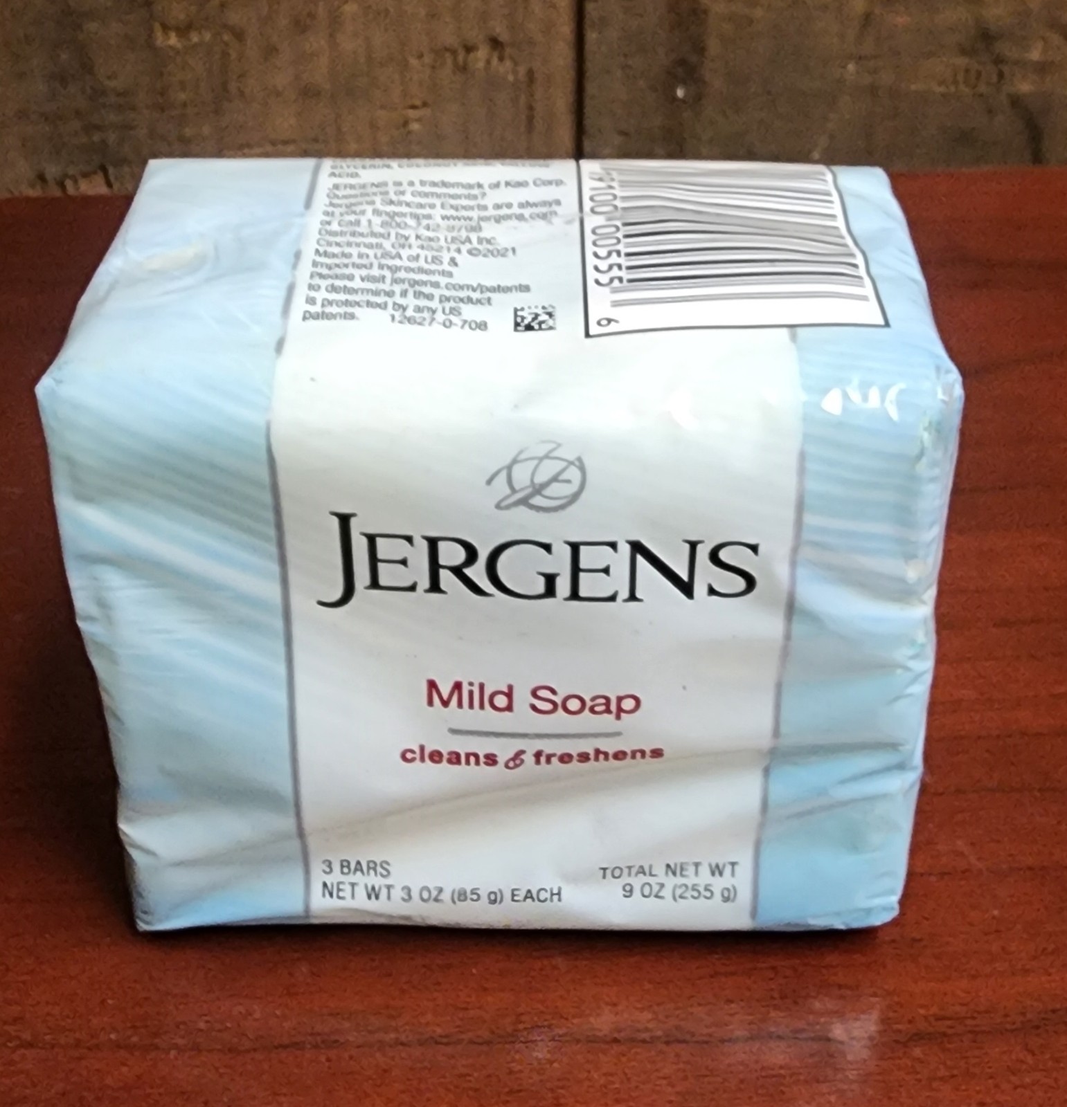 Jergens Mild Bar Soap, Original Cleans & Freshens, 3 Bars- 3oz Each Tallow