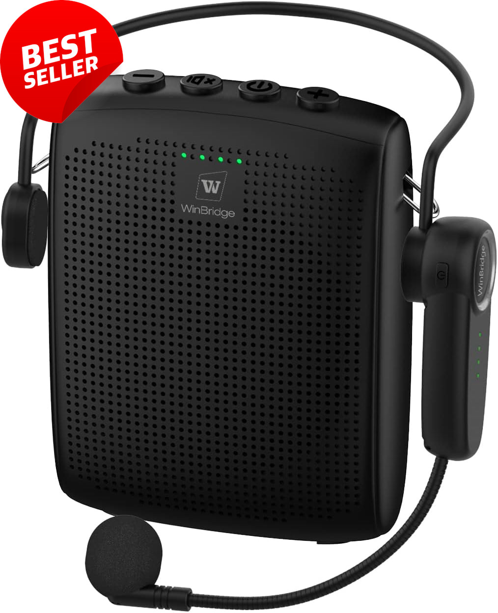 Voice Amplifier Bluetooth 15W Speaker Mic Headset Portable WB002