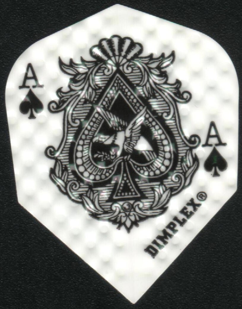 ACE OF SPADES Dimplex Dart Flights: 3 per set