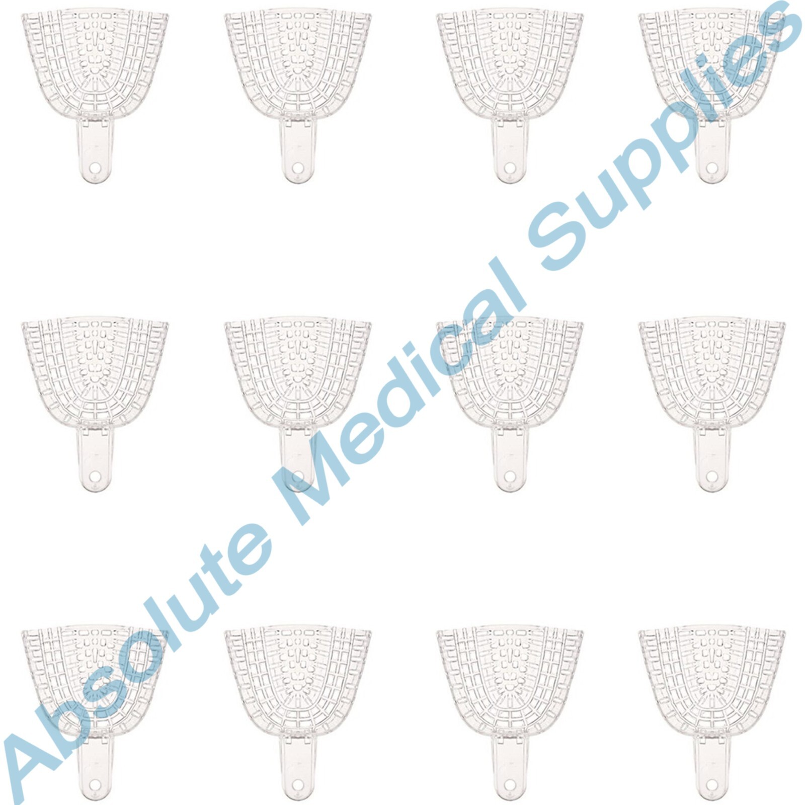 *12-Piece* Coltene President Impression Tray Size-1 Upper Full Arch-Large C6901