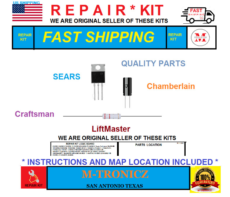 REPAIR KIT LOGIC BOARD FOR  LiftMaster Craftsman 41A5734-2C