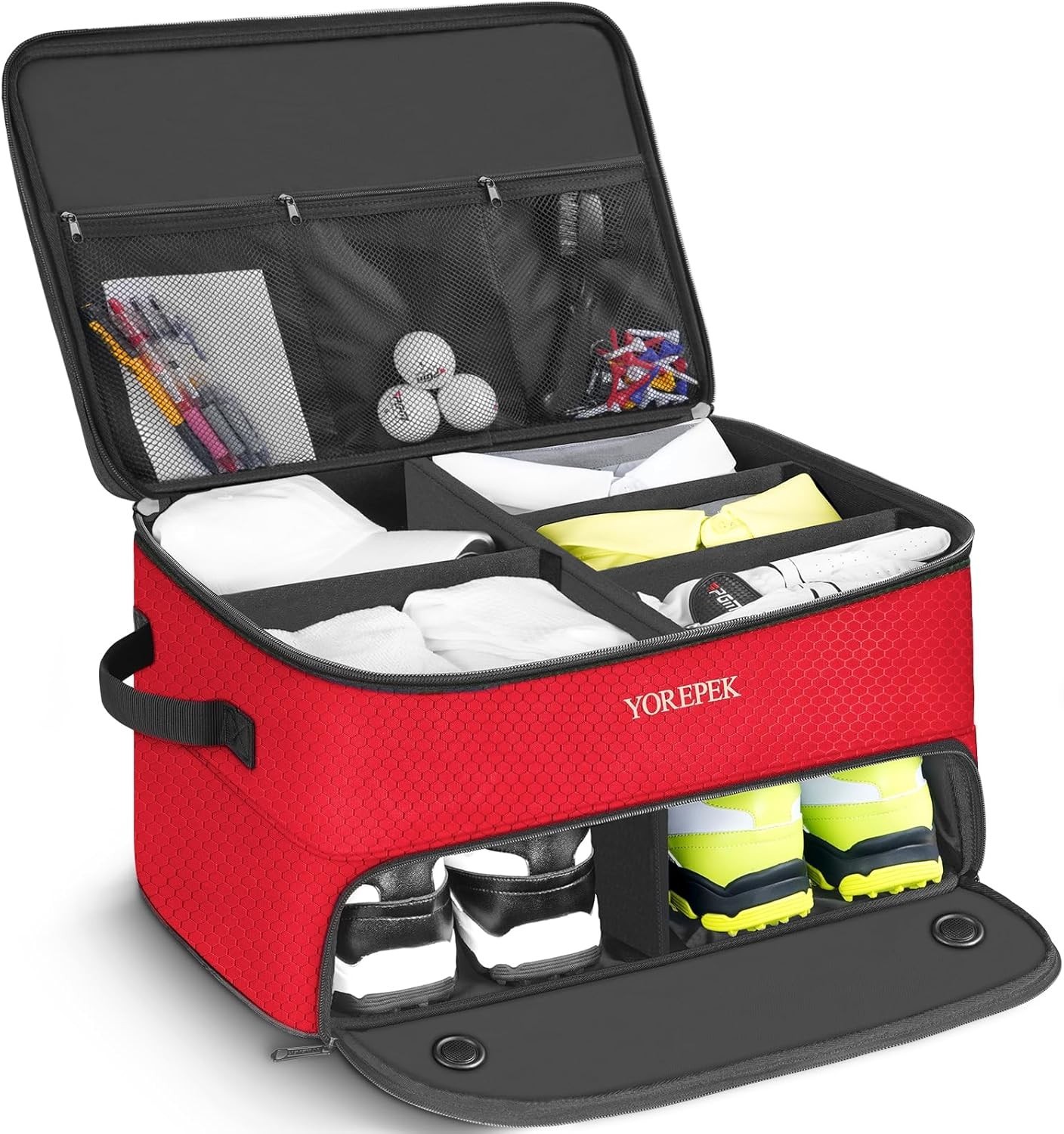 Adjustable Golf Trunk Organizer - Ideal Gifts for Golfers, Space-saving Design
