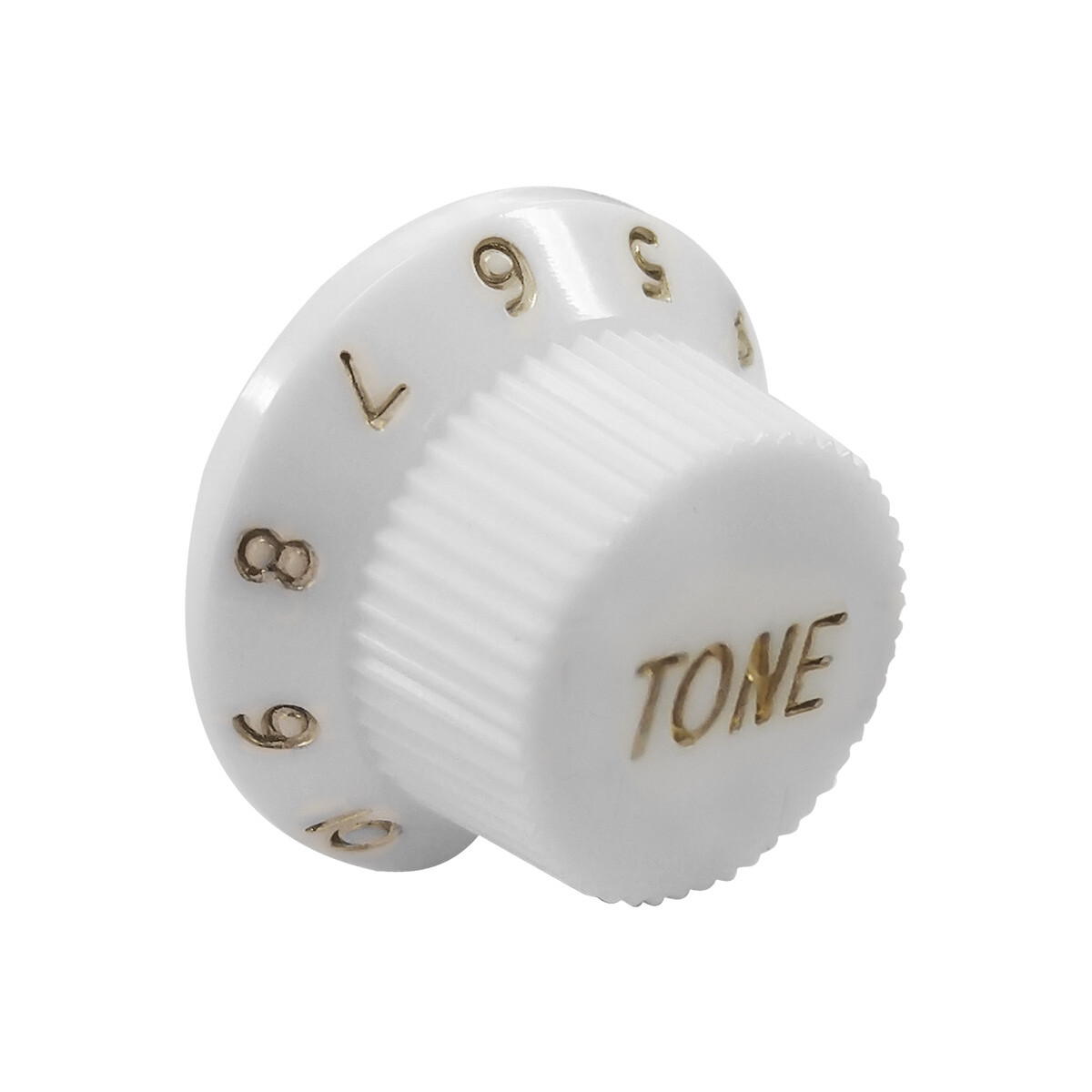 FLEOR Set FD ST Electric Guitar Knobs 2 Tone & 1 Volume Control Knobs White