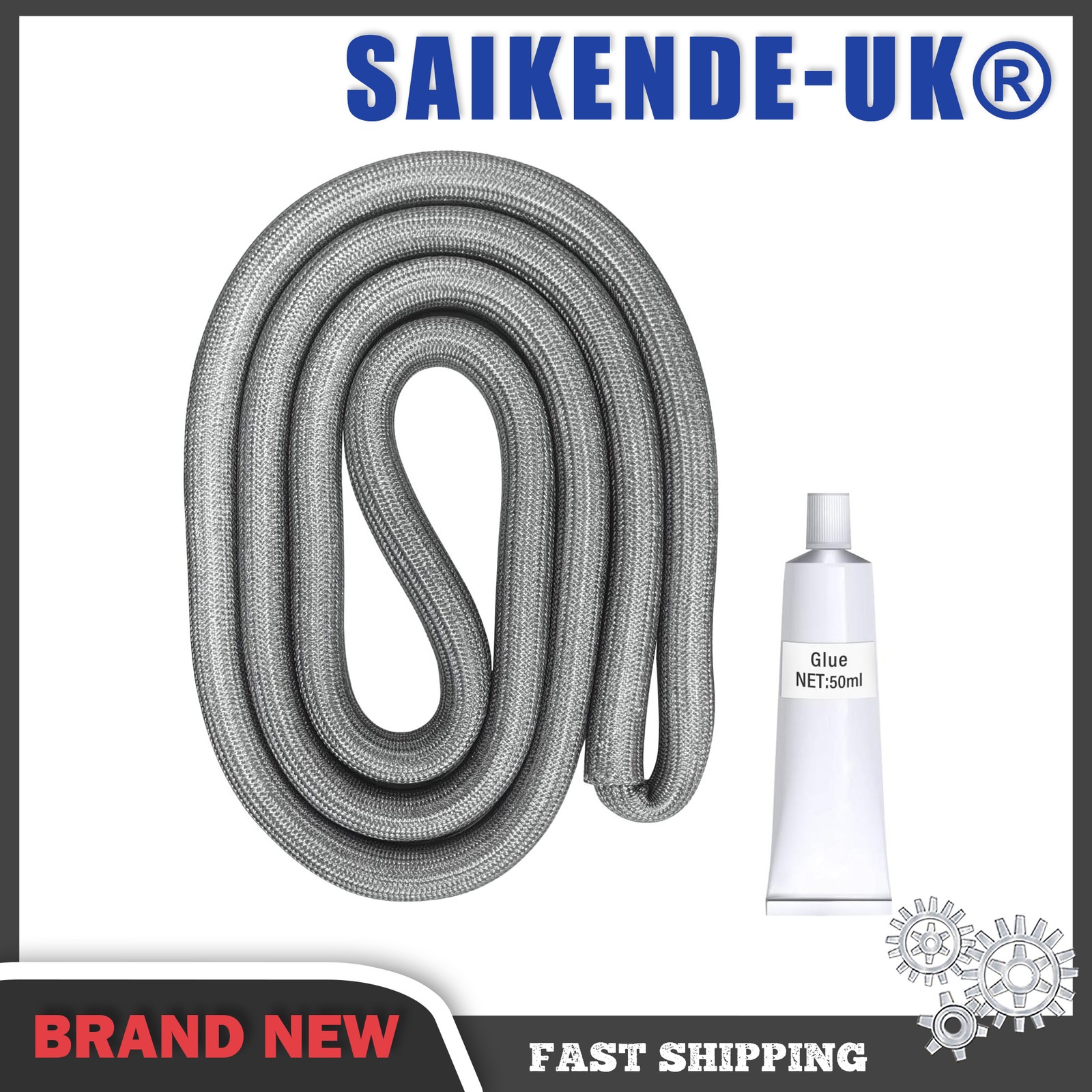 W10861521 AP5999407 Dryer Door Seal & High Temp Glue Kit For Kenmore Whirlpool