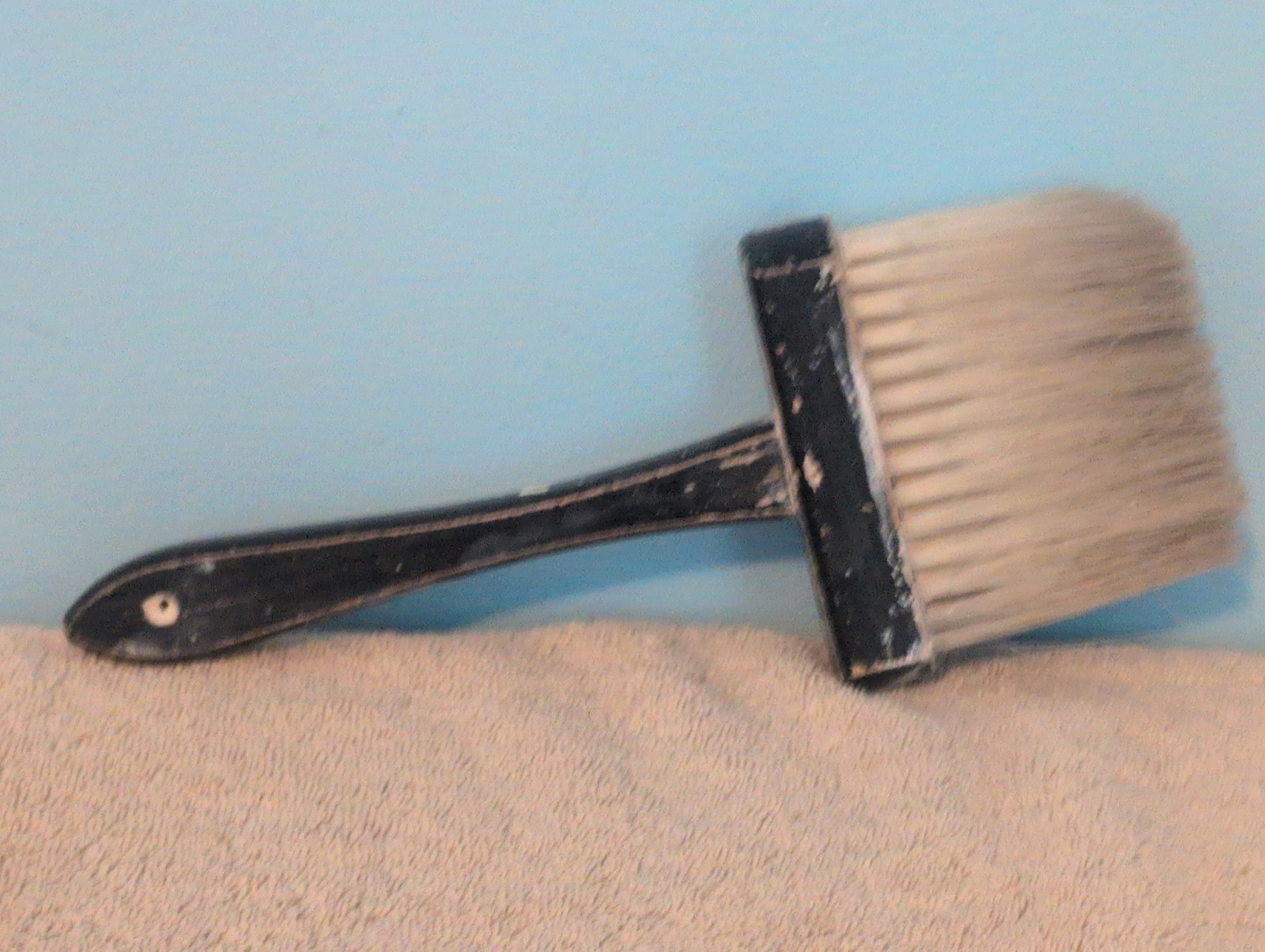Set of Three Vintage Block Wood paint brushes.