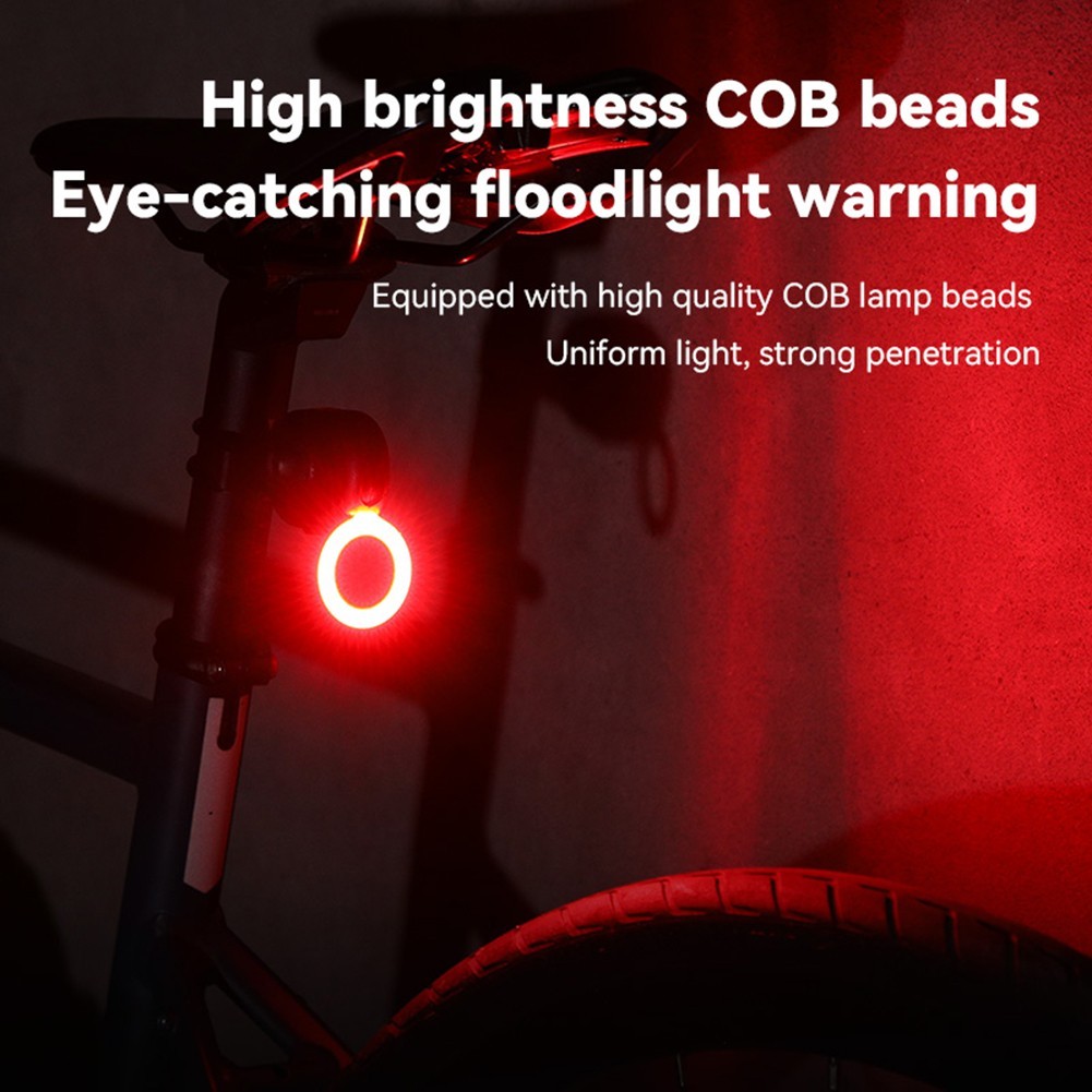 Efficient Charging Tail Light for Bicycle with Multiple Light Settings