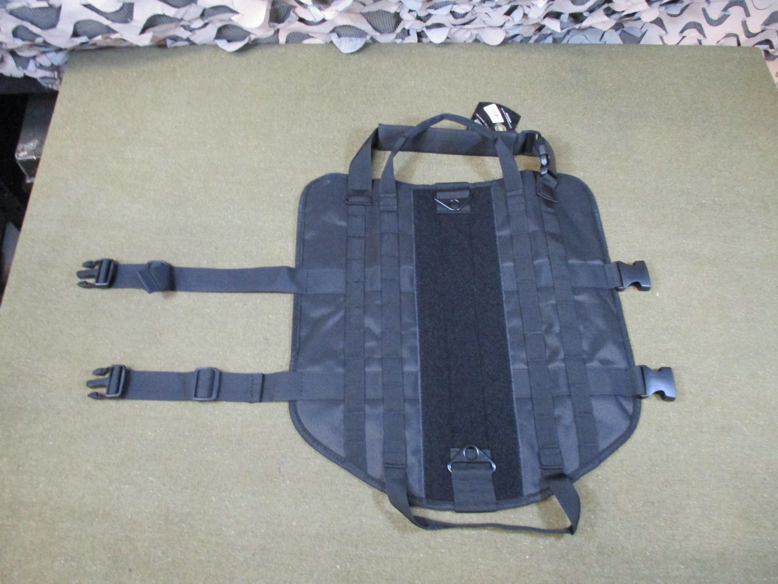 Tactical Mesh MOLLE Vest Panel Modular Attachment Gear Black New