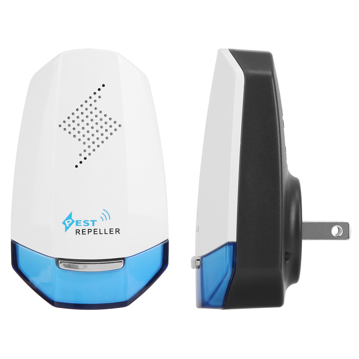 2x Ultrasonic w/ Night light Plug In Bed Bug Mouse