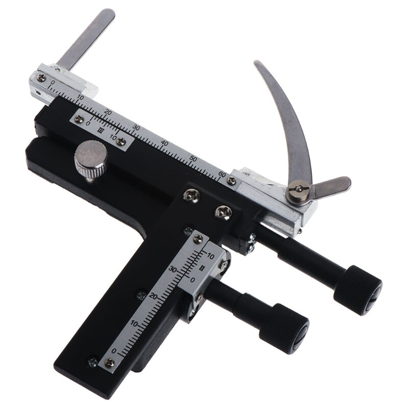 Microscope Attachable Mechanical Moveable Stage X-Y Stage with Scale Specimens