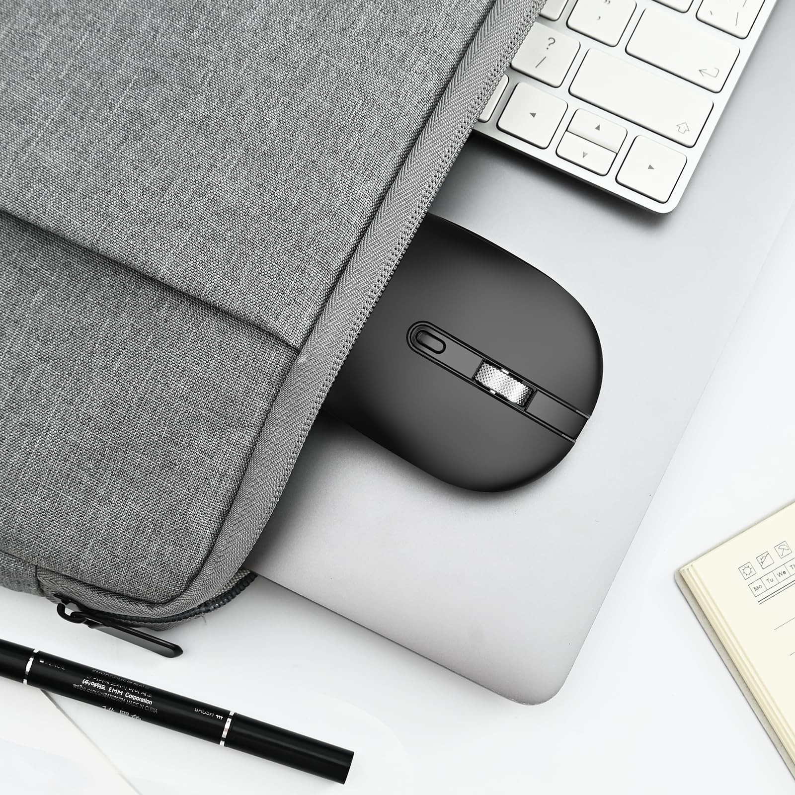 Type C Wireless Mouse, USB C Mice 2.4G Silent Cordless with Type C Receiver, ...