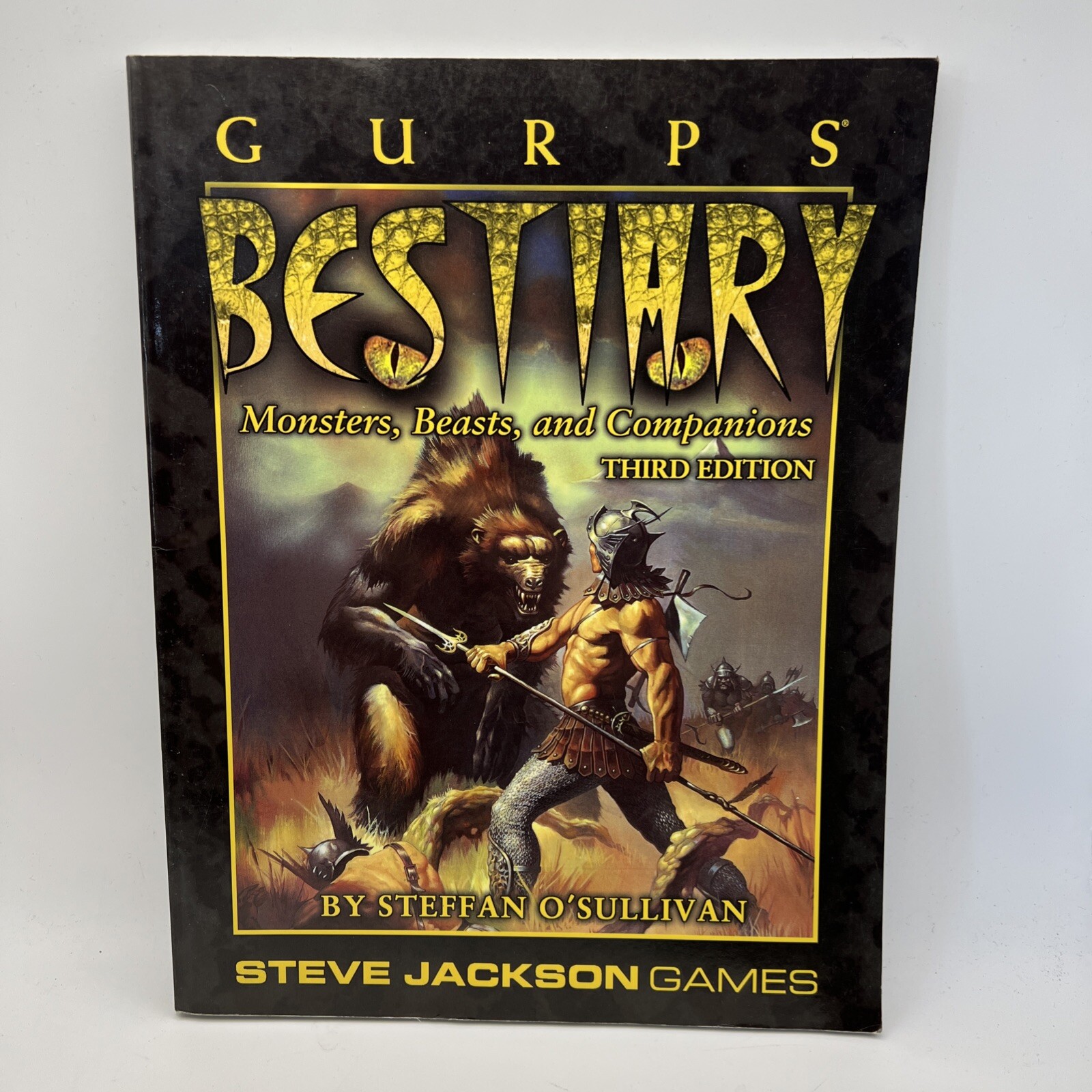 GURPS: Bestiary - 2000 Steve Jackson Games - 3rd Ed 1st Print - NEW /NOS