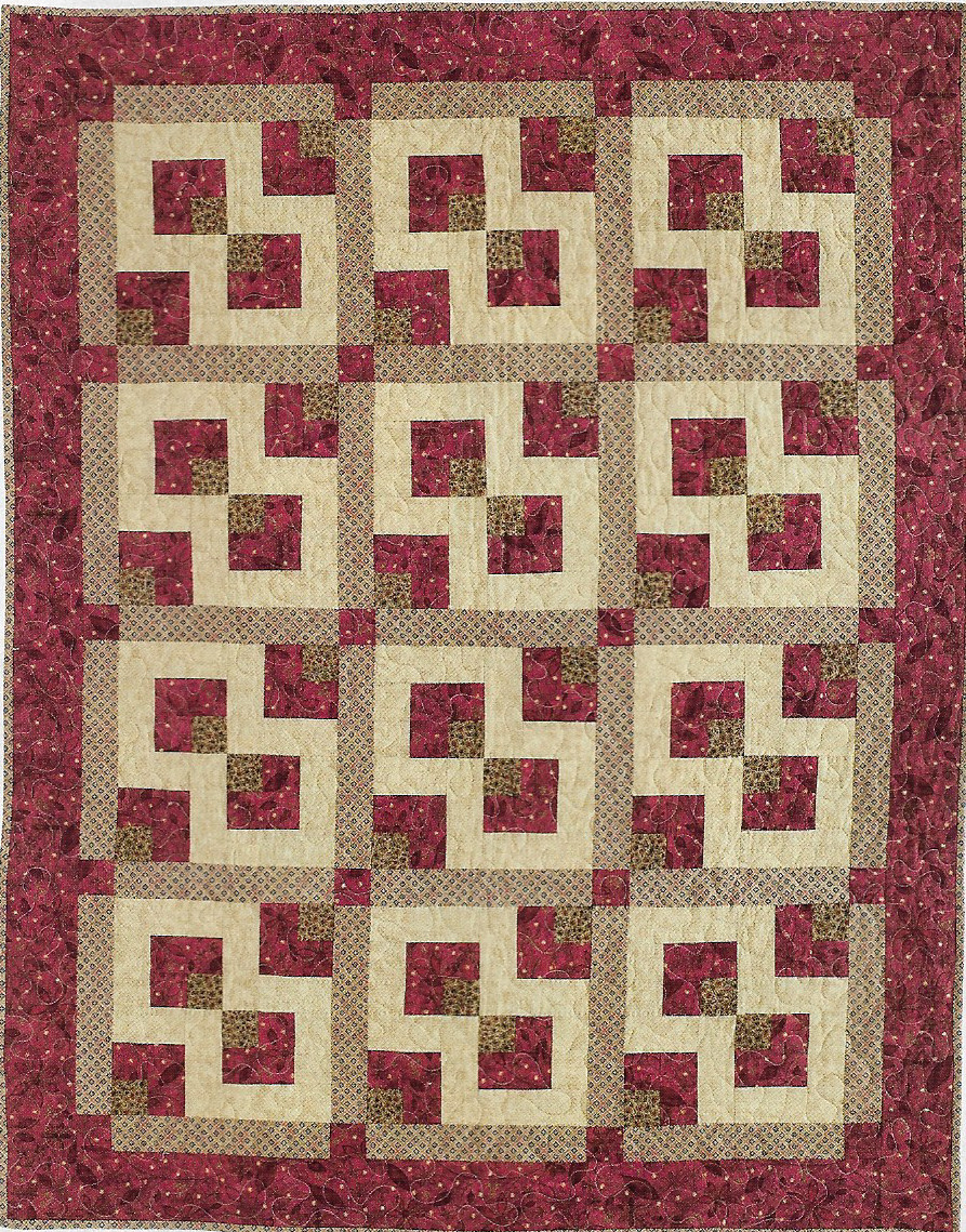 Party of Four Quilt quilting pattern instructions