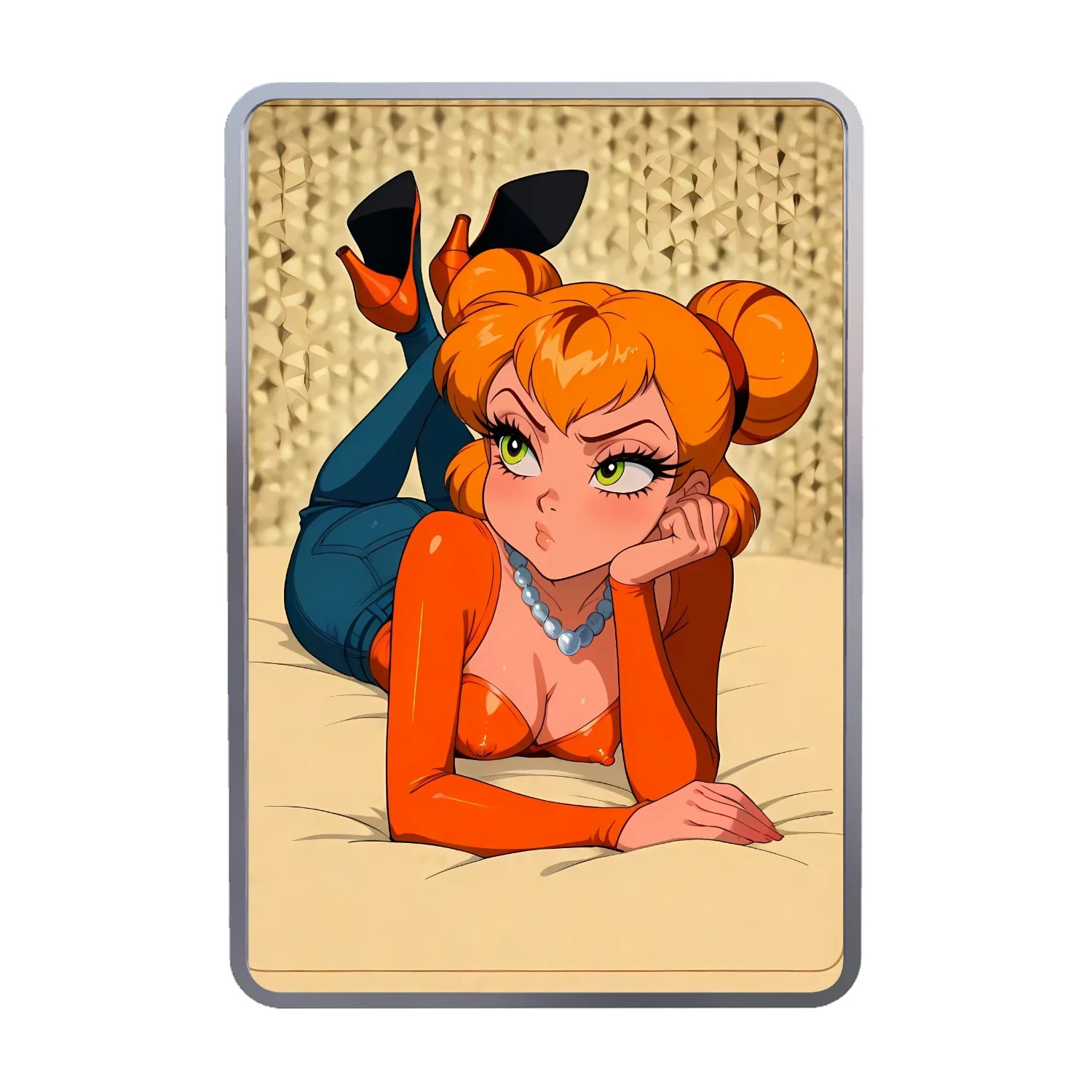 SEXY! 1 oz .999 Fine Silver Colorized Naughty Art Bar – Limited