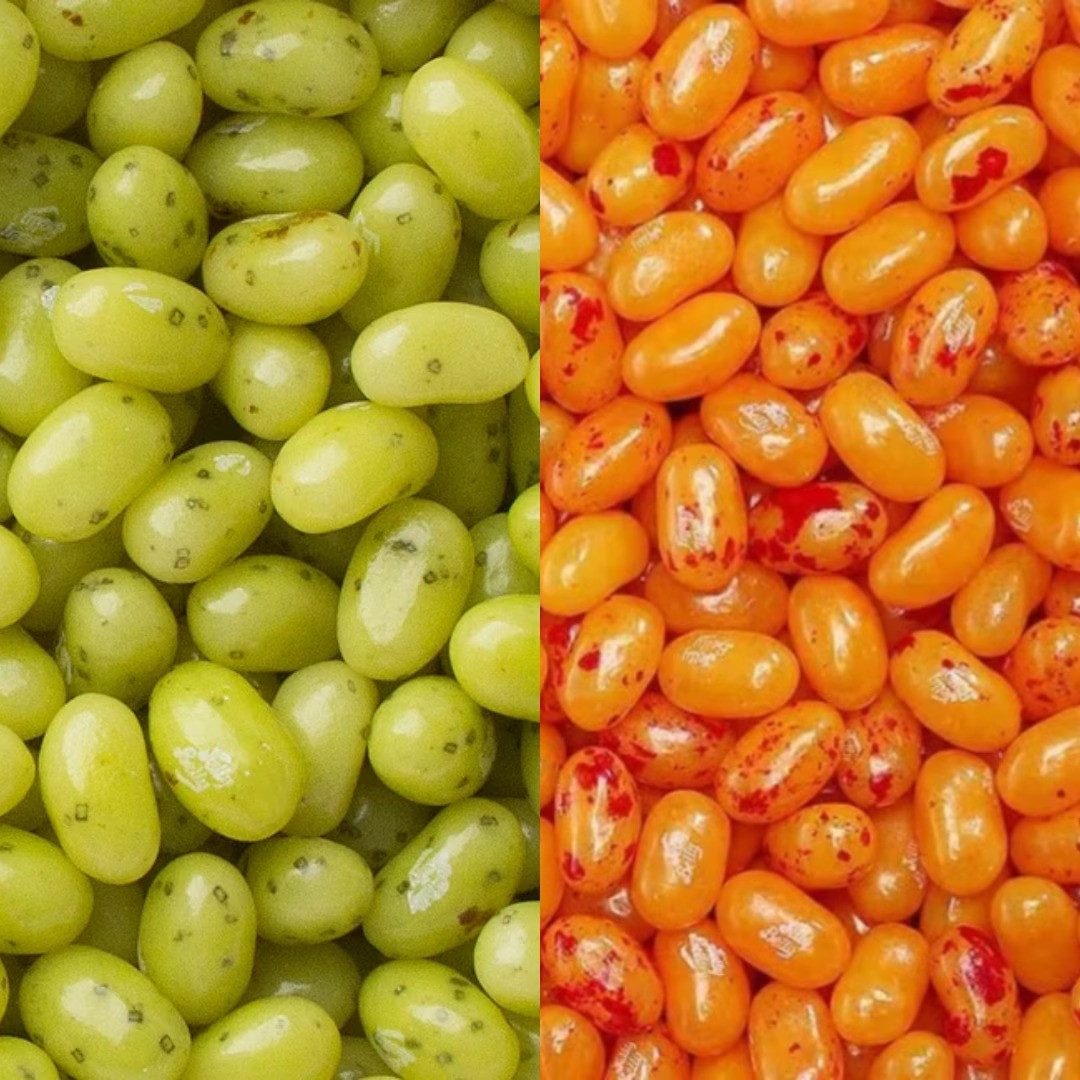Jelly Belly Bulk Candy Mix | 1LB ~ 2LB | Peach + Juicy pear Jellybeans Mix