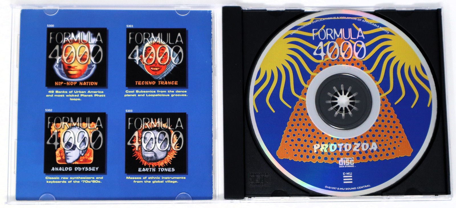 E-MU Systems Formula 4000 Protozoa E-Mu Format Sample/Sound Library/Sampling CD