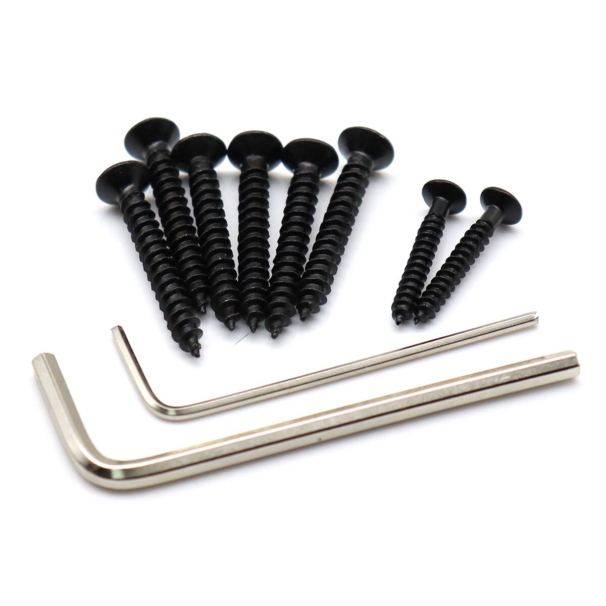 Headless 4string Electric Bass Roller Tailpiece Bridge set Fixed Hardtail Saddle