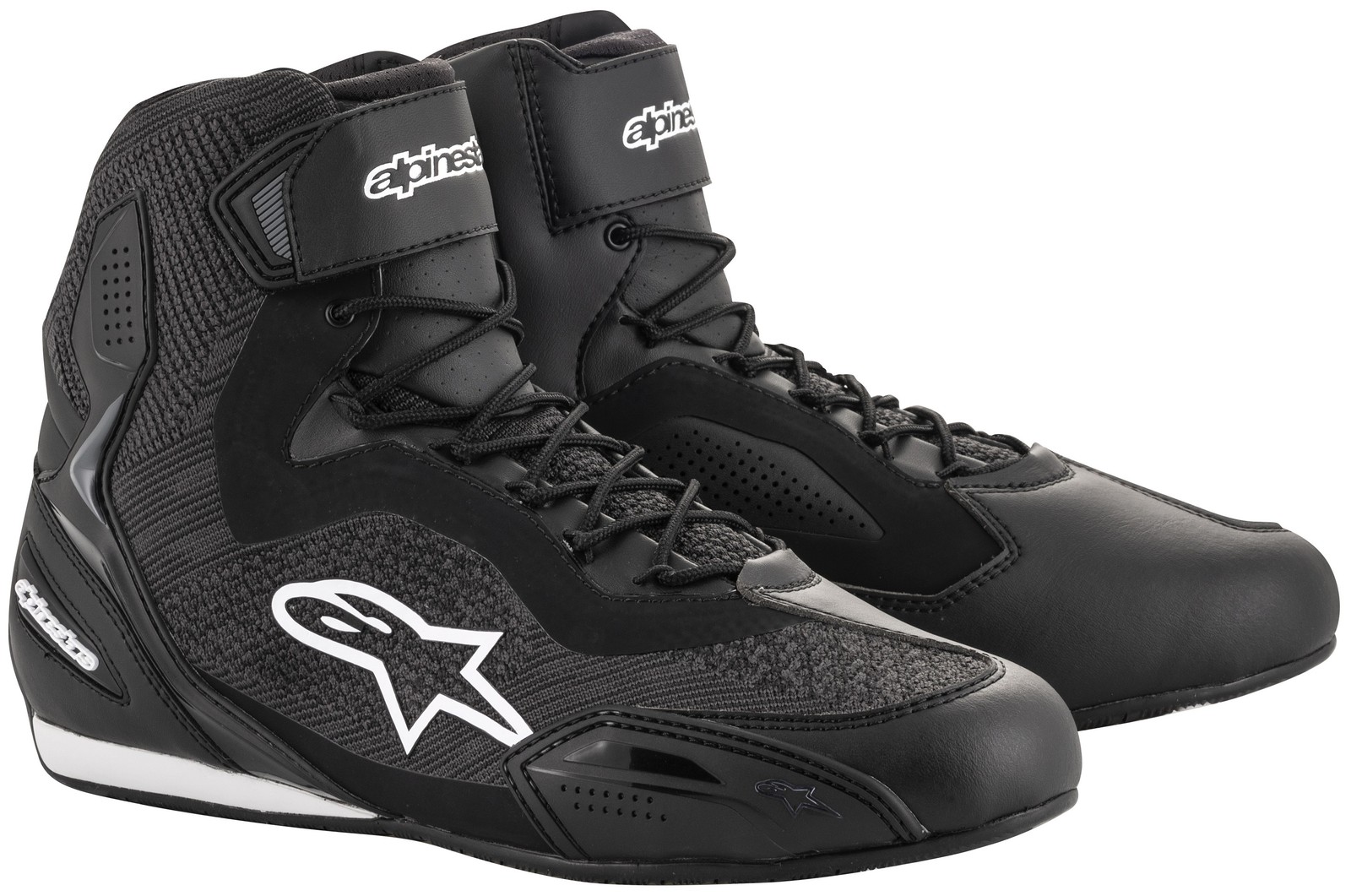 Alpinestars 4112-0105-16 Faster-3 Rideknit Riding Shoes 12.5 Black