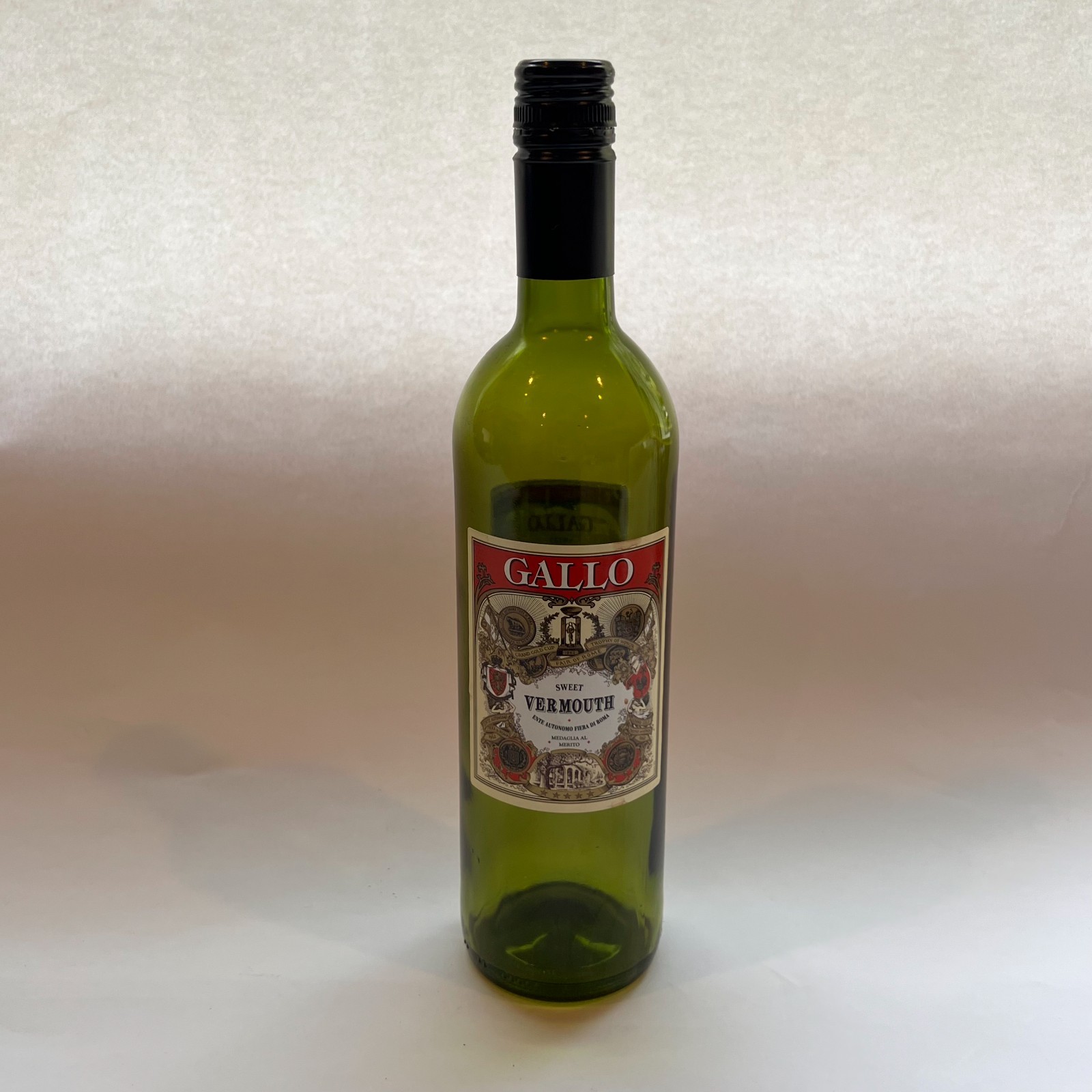 Gallo Sweet Vermouth Bottle Empty for Collectors, Artists, Projects, Bar Decor