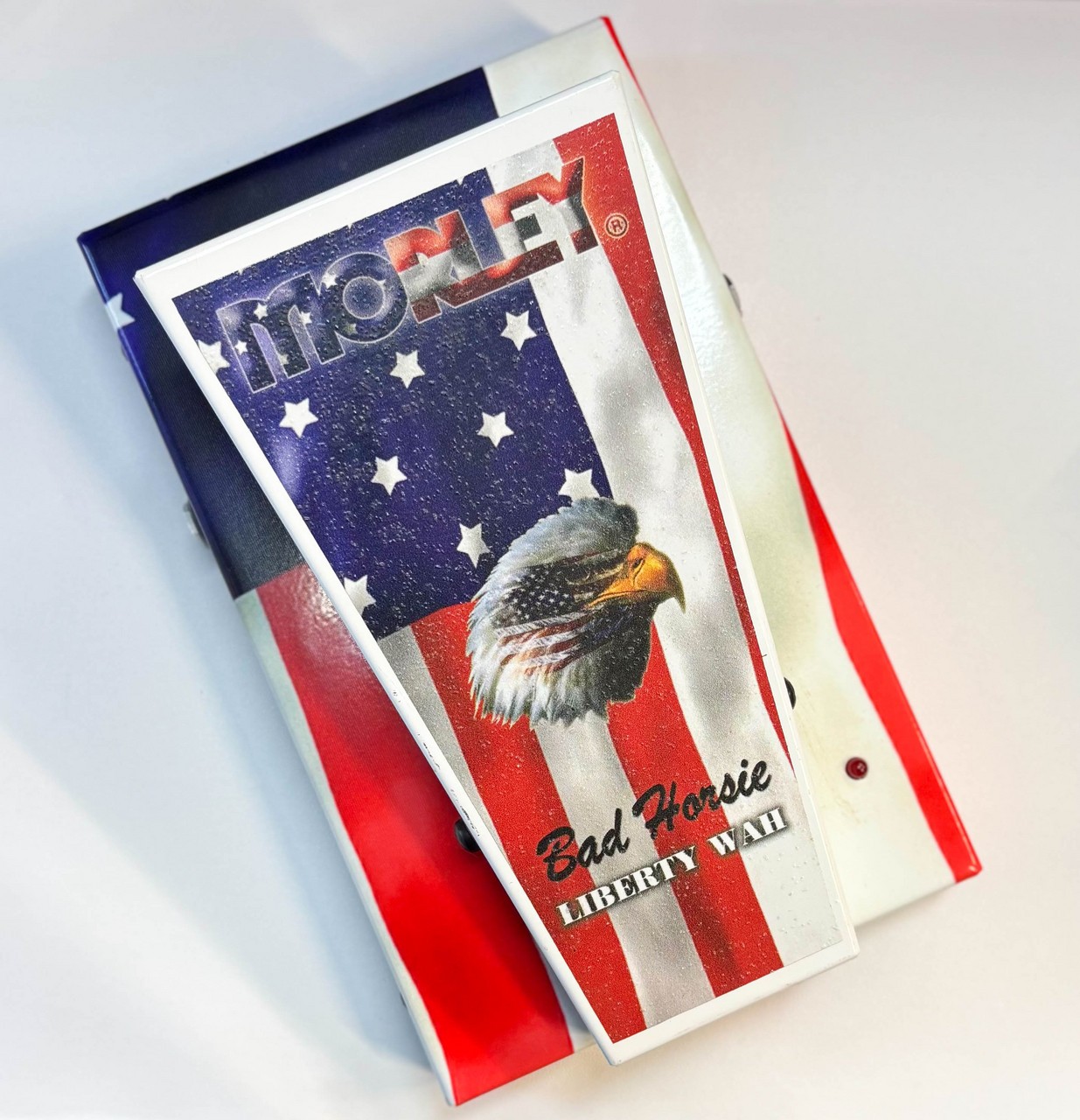 Morley Bad Horsie Liberty Wah Pedal American Flag Graphic Used