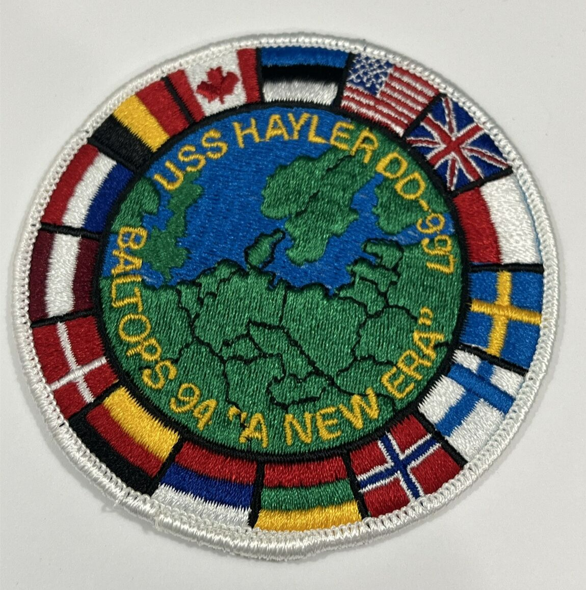 US NAVY USS Hayler DD-997 Baltops 94 Patch