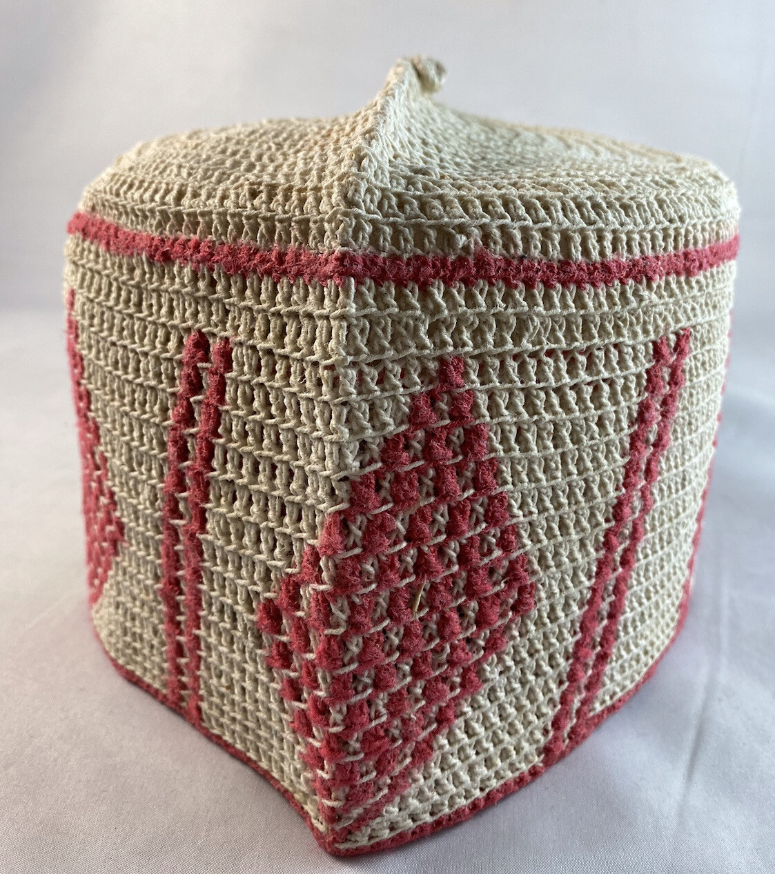Authentic African Native Made Woven Hausa/Fulani Fila/ Kufi Hat ~ 22”