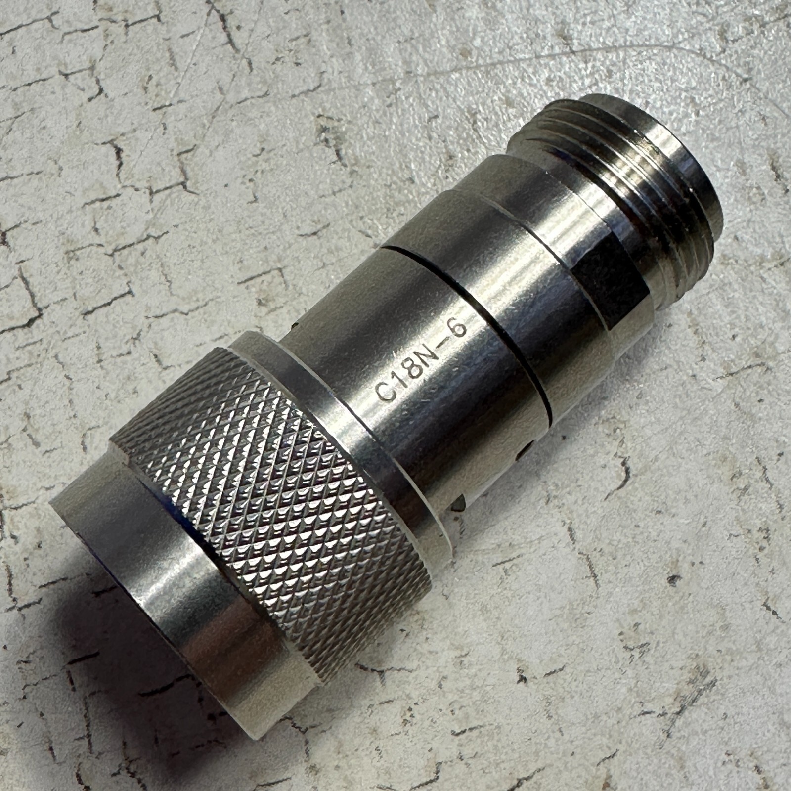 Centric RF C18N-6 N Attenuator 18Ghz 6db 2Watt Male to Female Stainless Steel