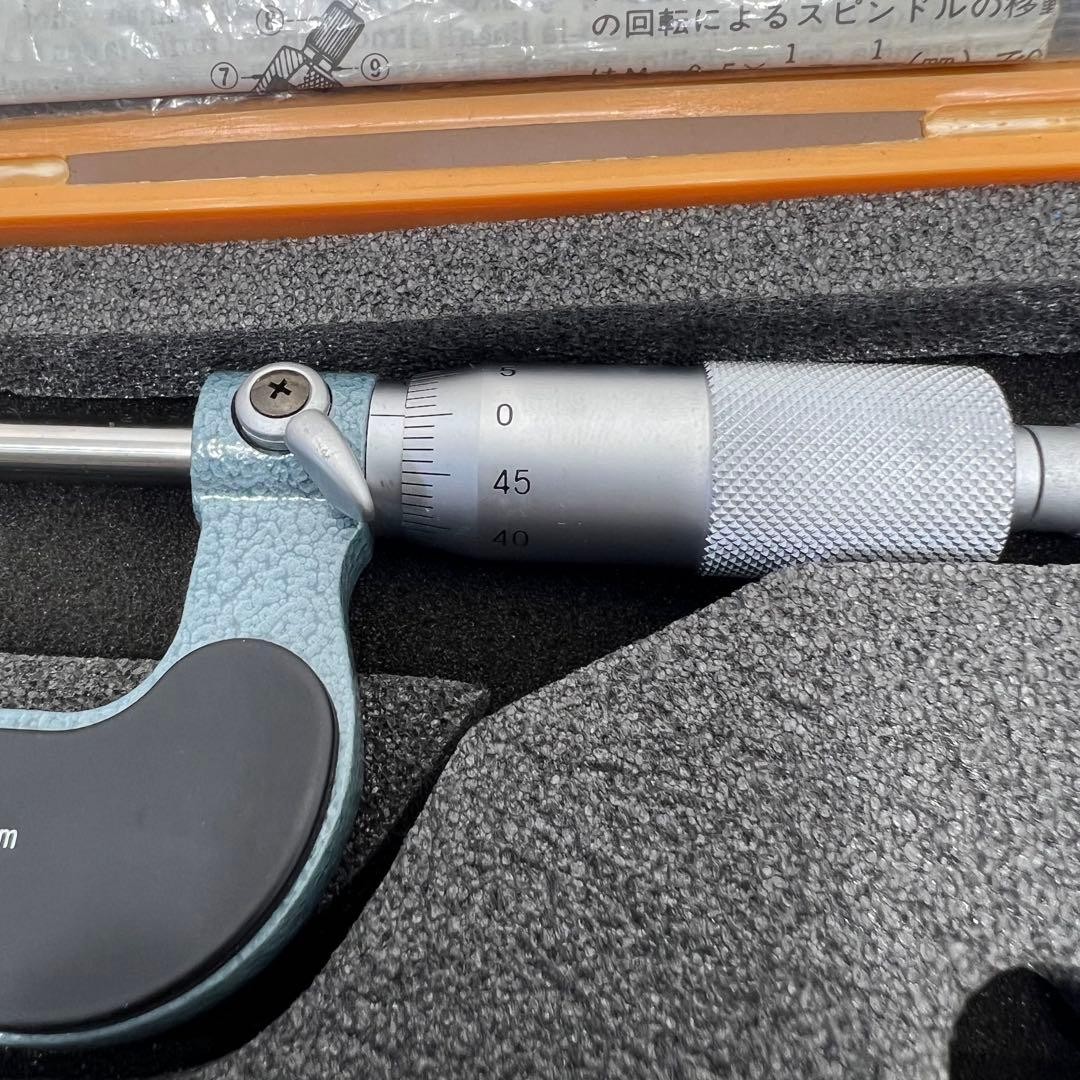 Mitutoyo Disc Micrometer 0-25 mm 0.01 mm with Storage Case Analog Precision Tool