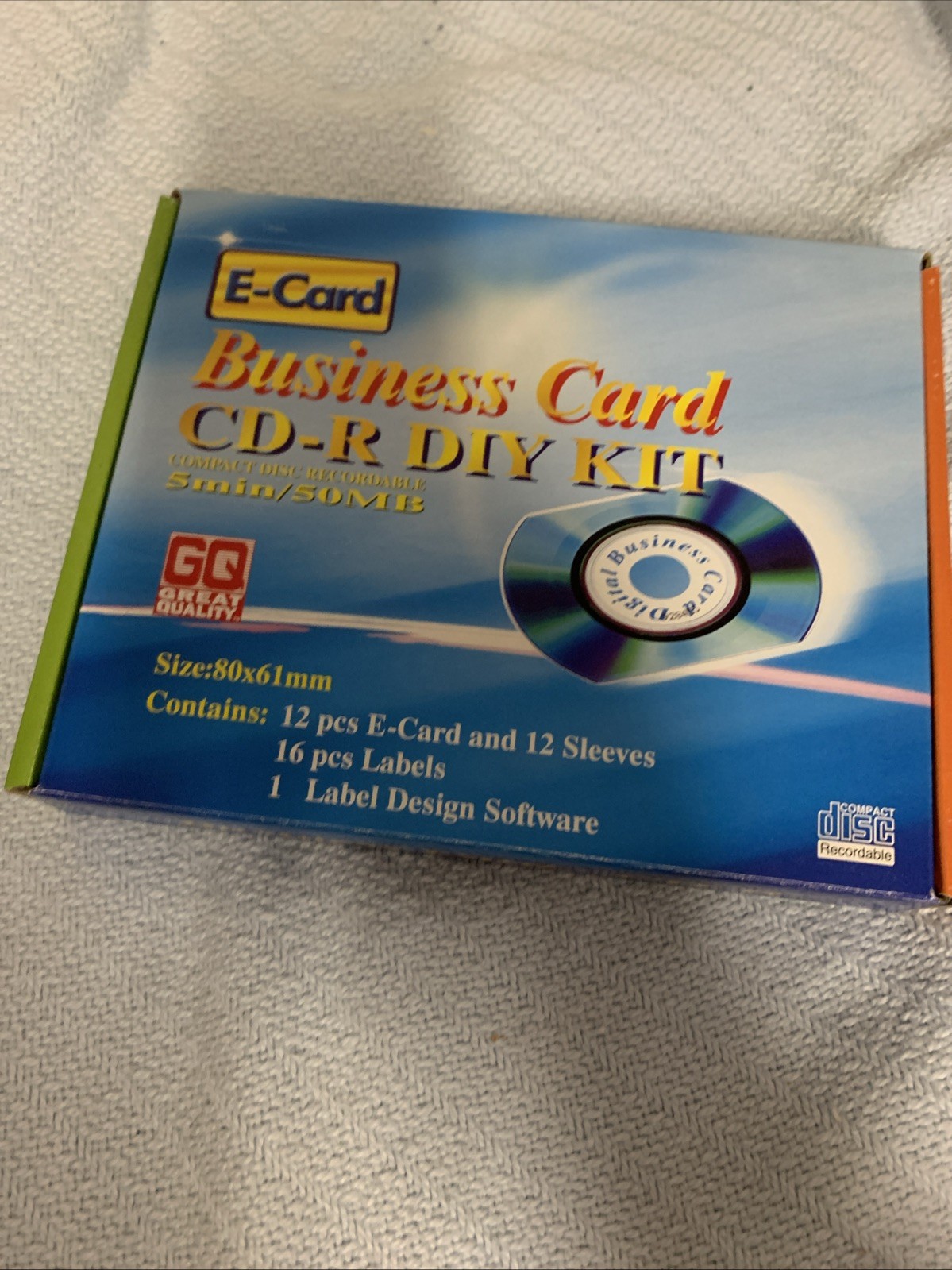 E-card Bush Was Card CD-R DIY KIT Vintage Software New