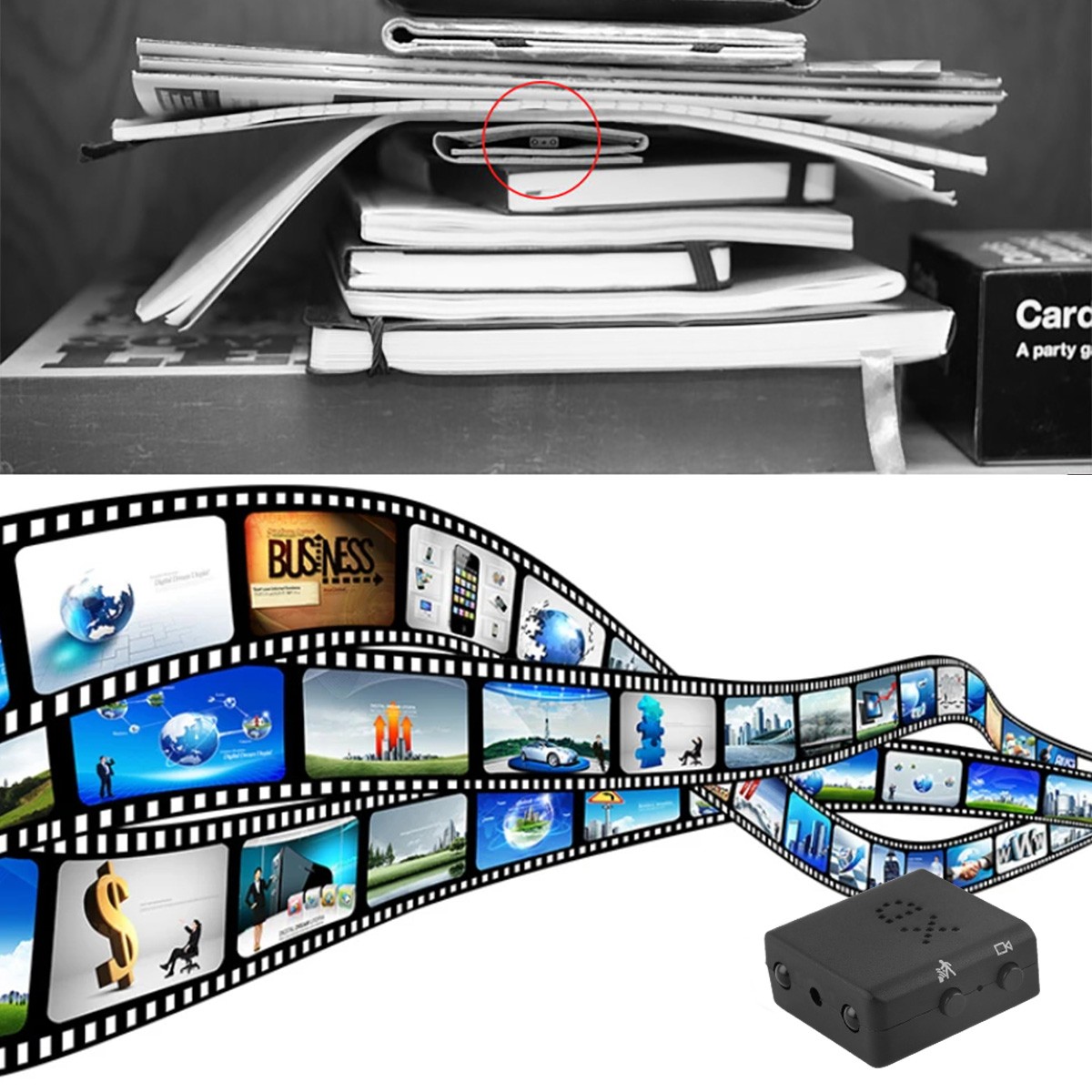 200mAh Battery Night Vision Capability Upgraded Version Direct Recording Device