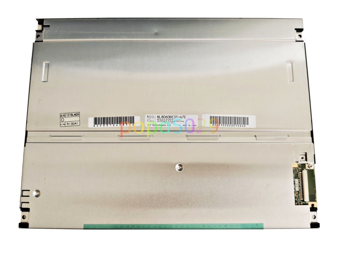 12.1-inch original NL8060BC31-47E industrial LCD display panel , 800*600