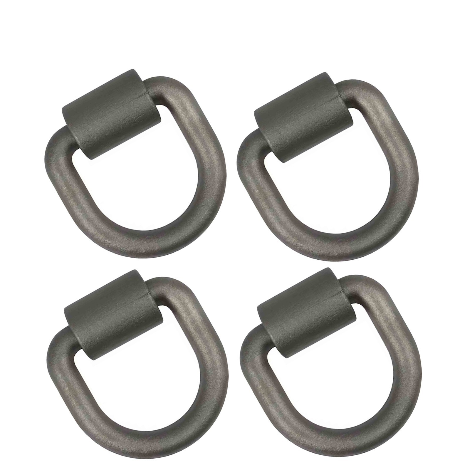 Weld-On 1/2" D-Rings for Trailers | 4PK Tie-Down Anchors