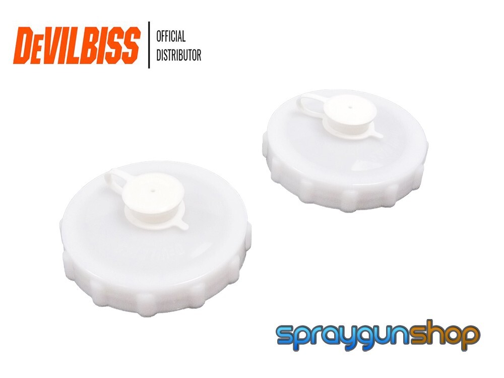 DeVilbiss - SRI SMALL Gravity Cup Lid ONLY (Kit of 2)