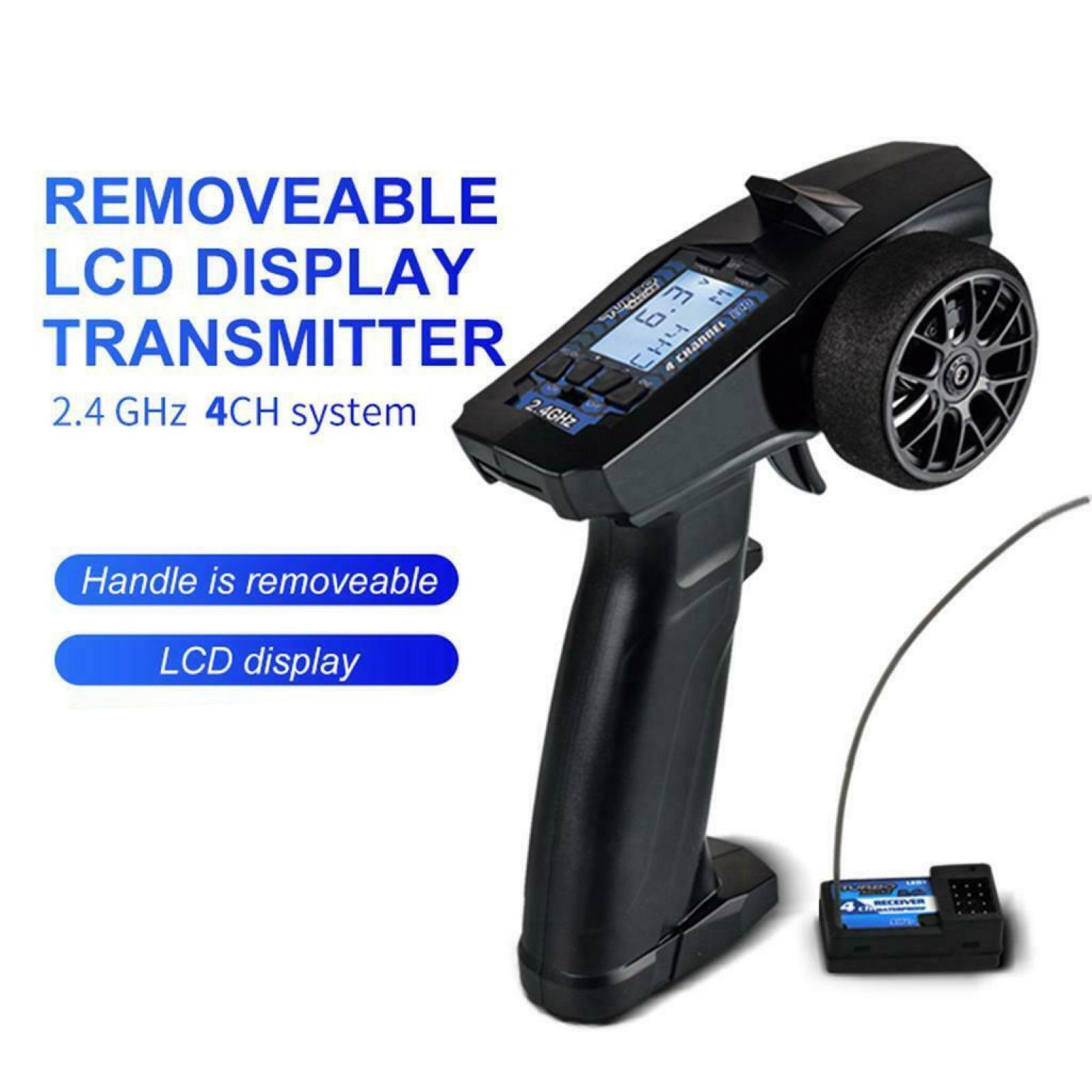 2.4G 4-Channel Waterproof Remote Controller RC Transmitter+ Receiver