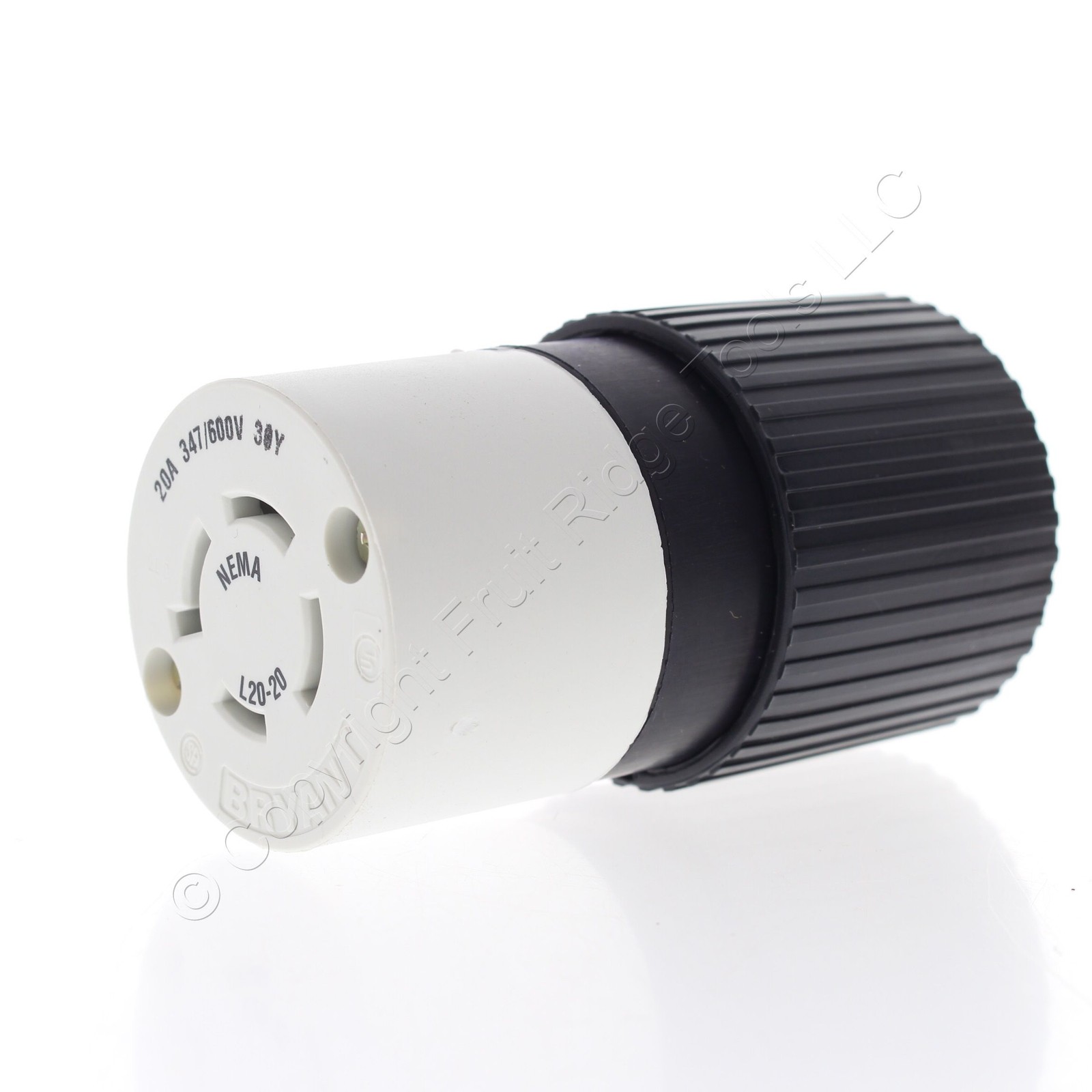 Hubbell Bryant Twist Turn Locking Connector L20-20R 20A 347/600V 3�Y 72020NC