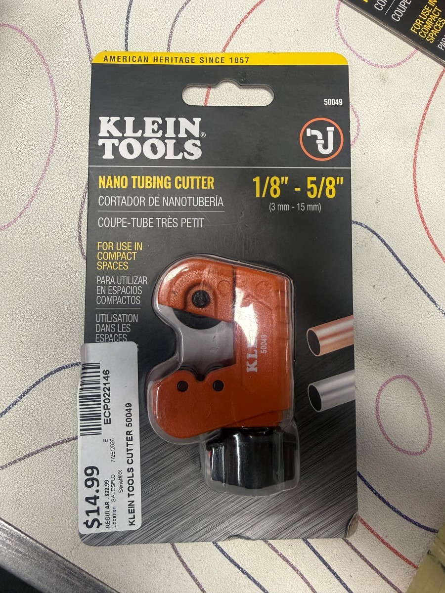 KLEIN TOOLS 50049 NANO TUBING CUTTER (ECP022146)