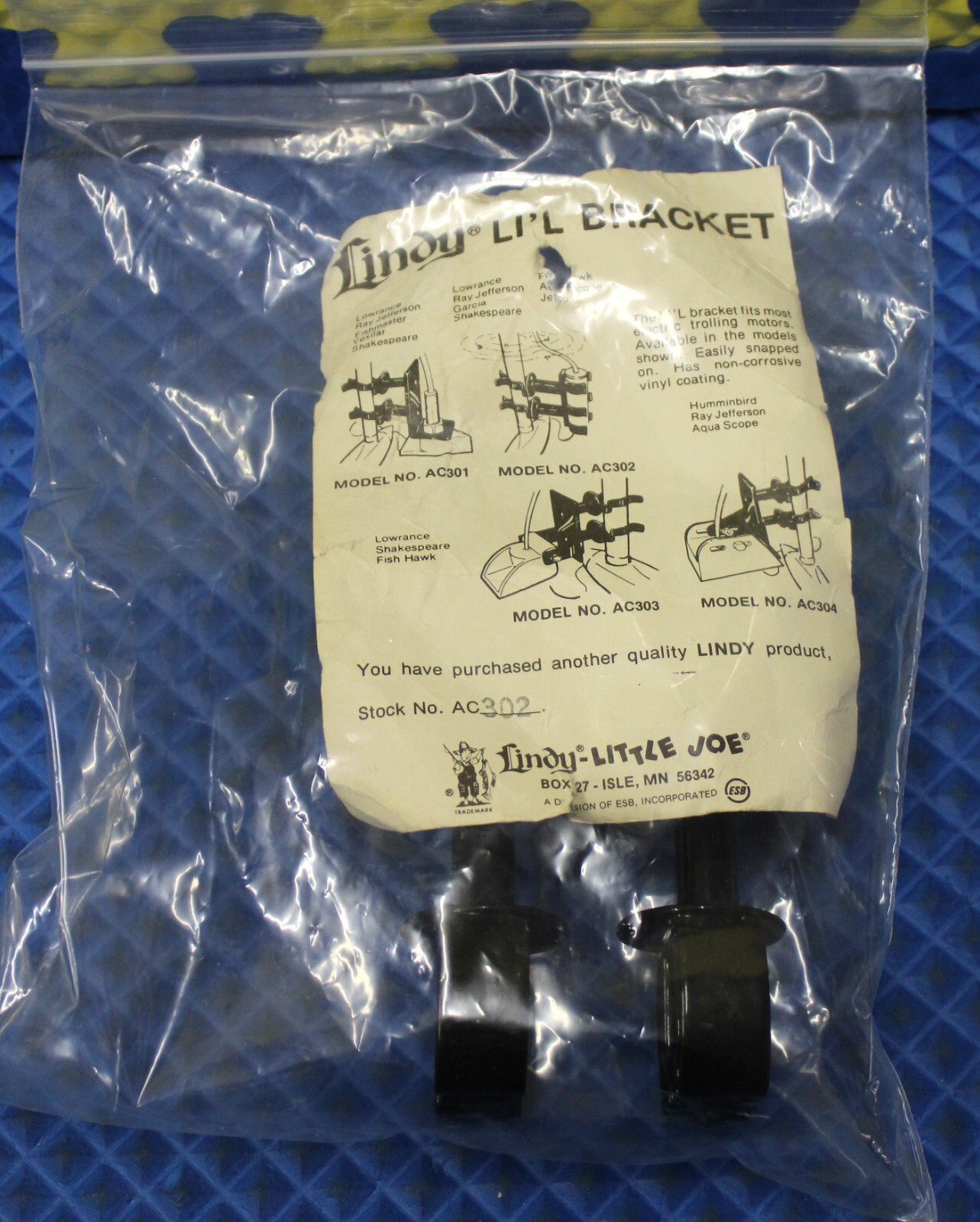 Lindy Li'l Bracket Little Joe Motor Bracket Model No. AC302