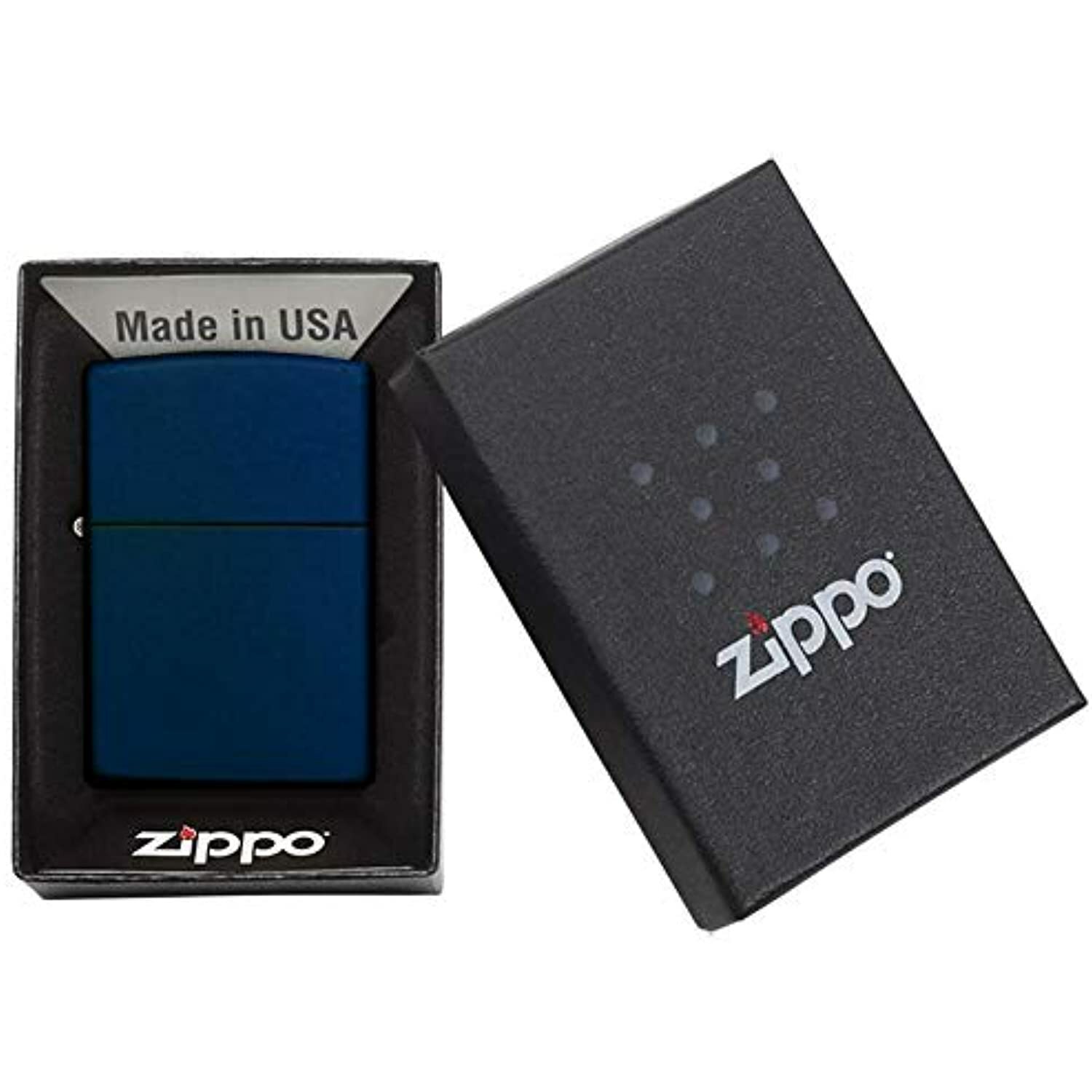 Zippo Classic Navy Matte Pocket Lighter